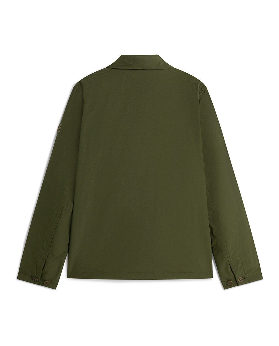 Blusão Acolchoado e Impermeável Verde-militar-6