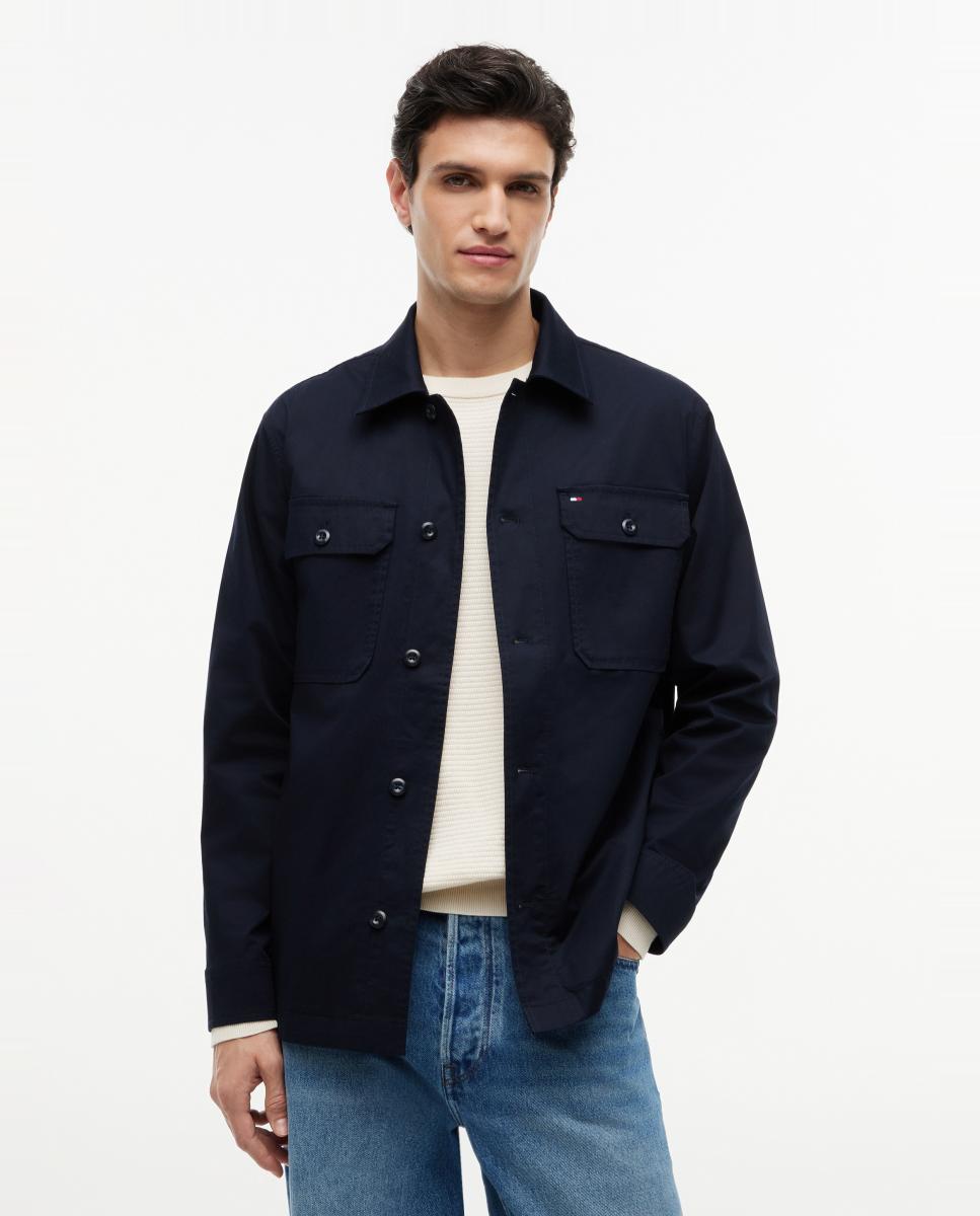 Tommy Hilfiger - Chaqueta tipo sobrecamisa de caballero.