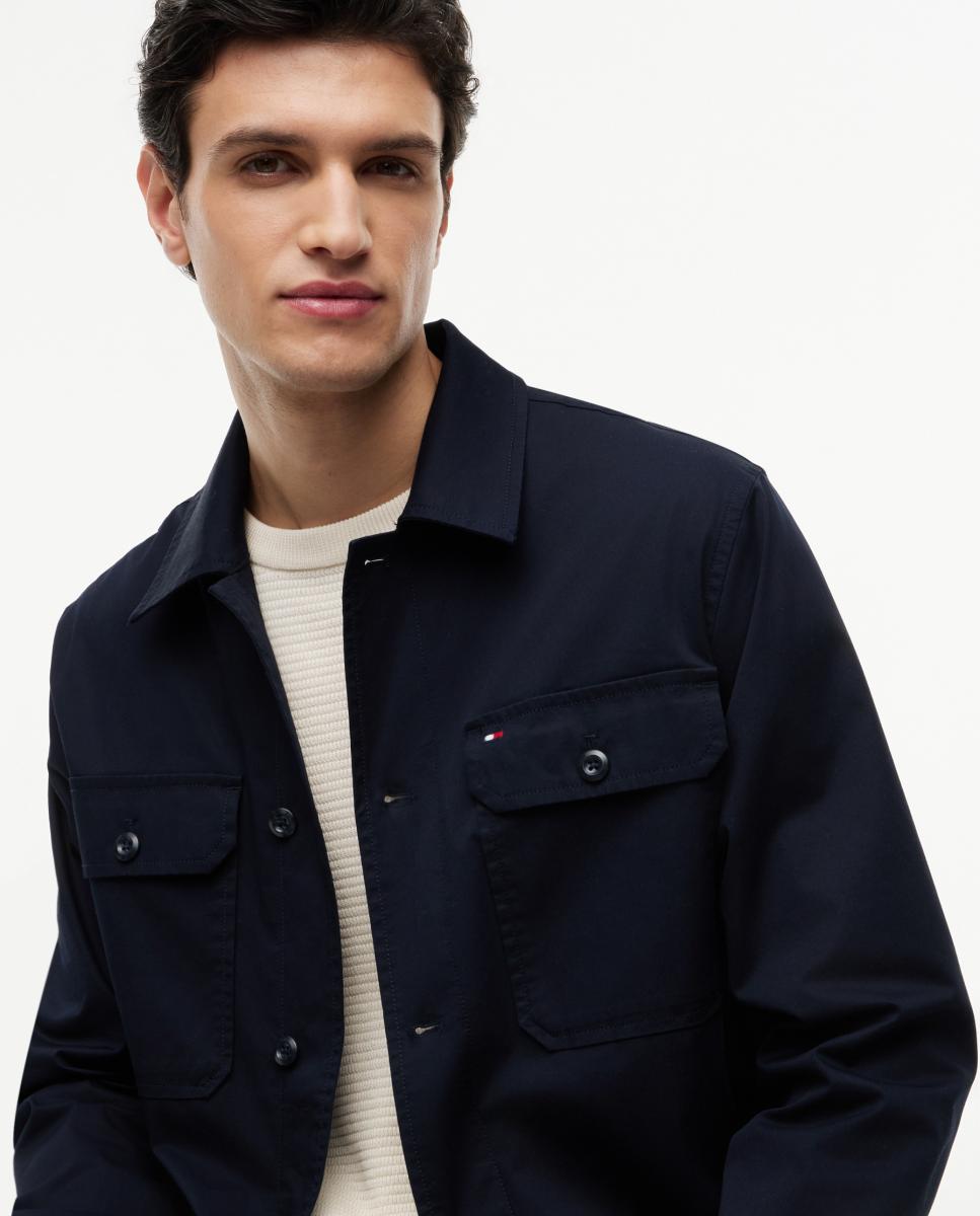 Chaqueta tipo sobrecamisa de caballero - Tommy Hilfiger - Azul marino Azul marino-3