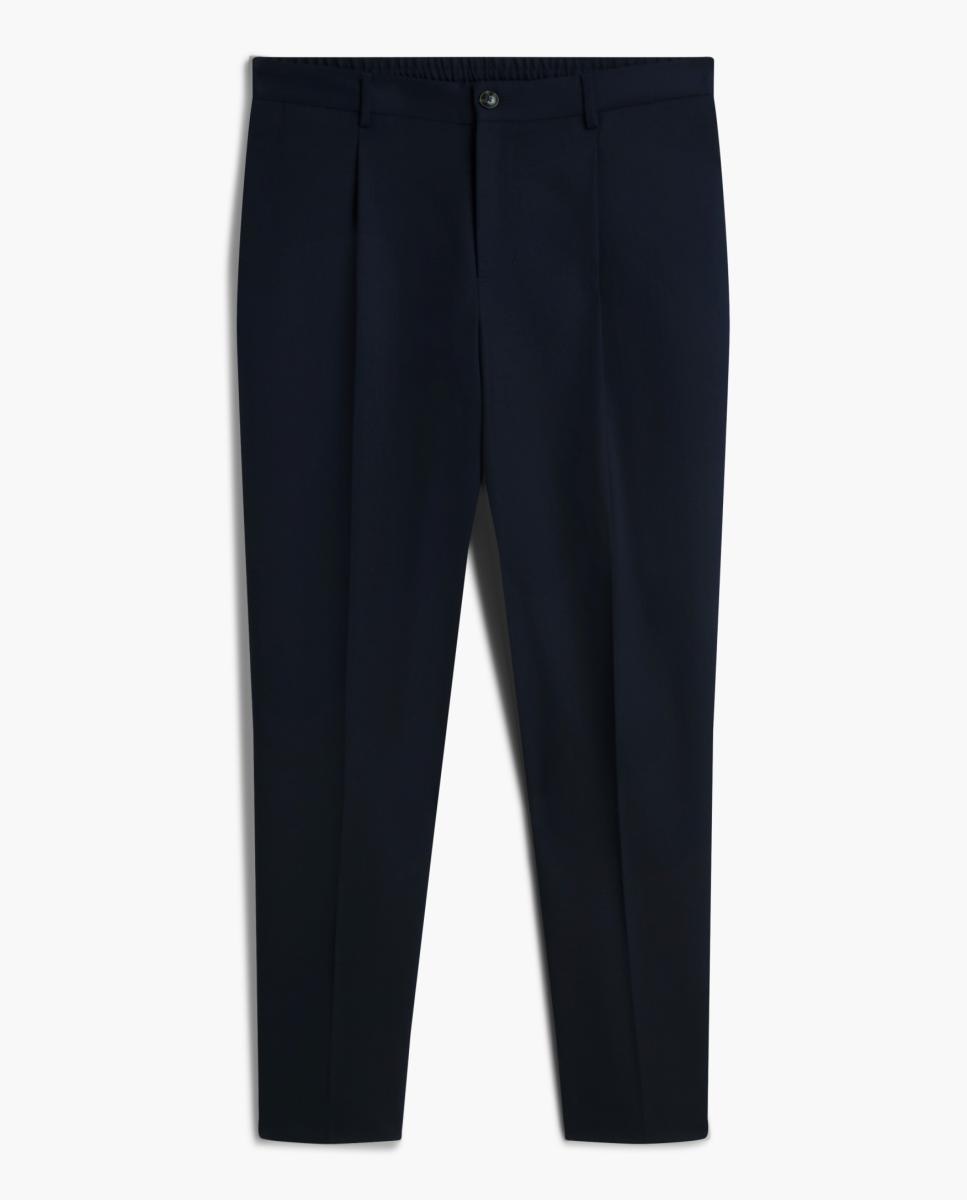 Imagen 0 de Pantalón de vestir de caballero liso Azul marino