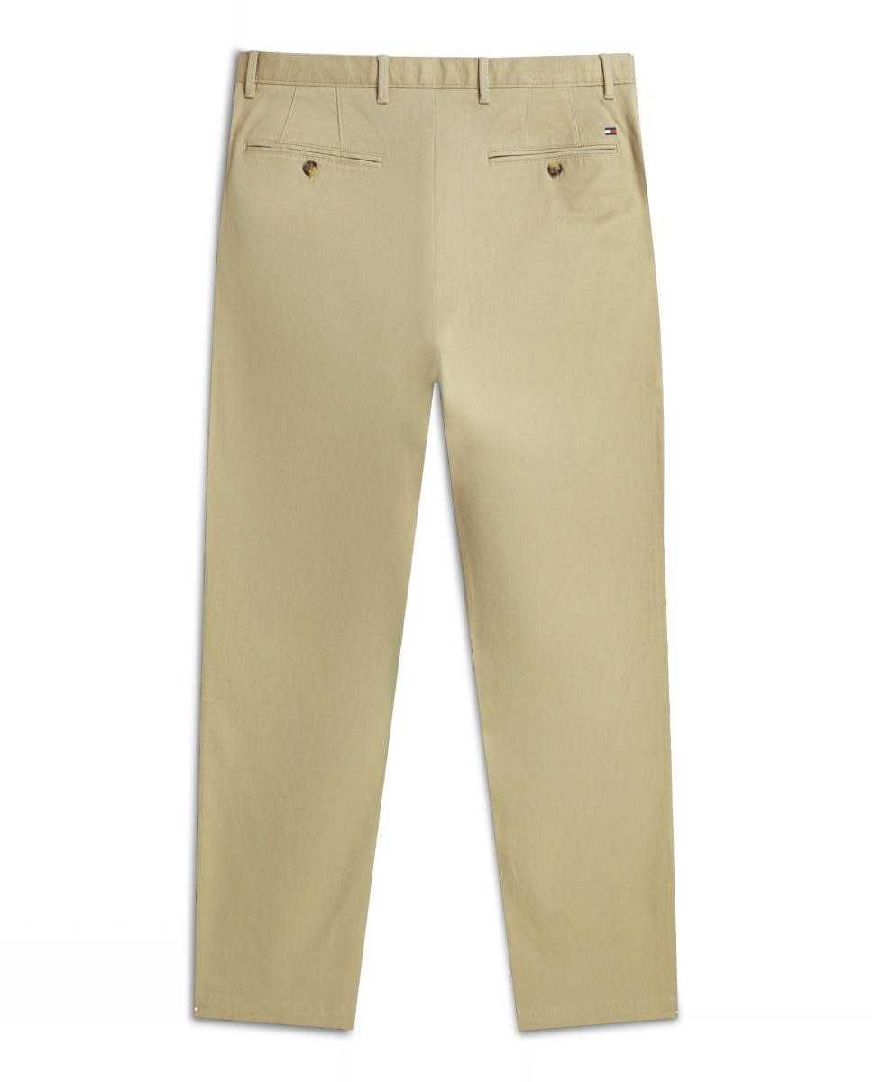 Calças Chino Denton Fit de Estrutura Bege-2