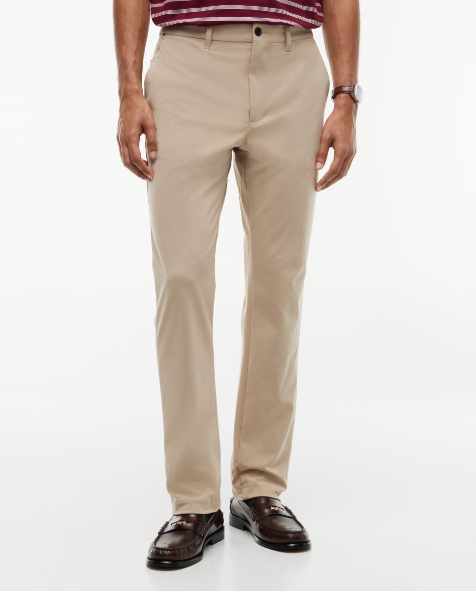 Pantalón tipo chino técnico de caballero fit Denton - Tommy Hilfiger - Beige Beige-2