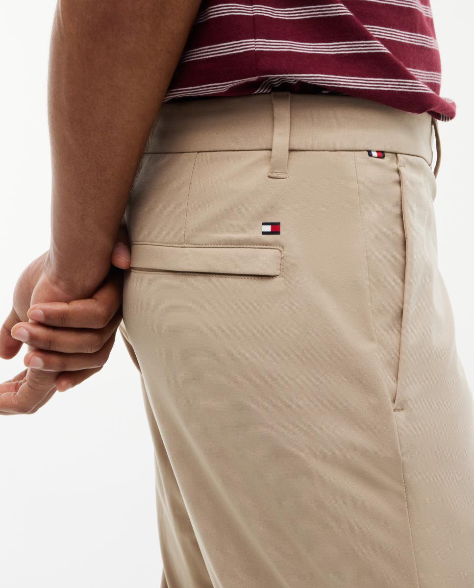 Pantalón tipo chino técnico de caballero fit Denton - Tommy Hilfiger - Beige Beige-4