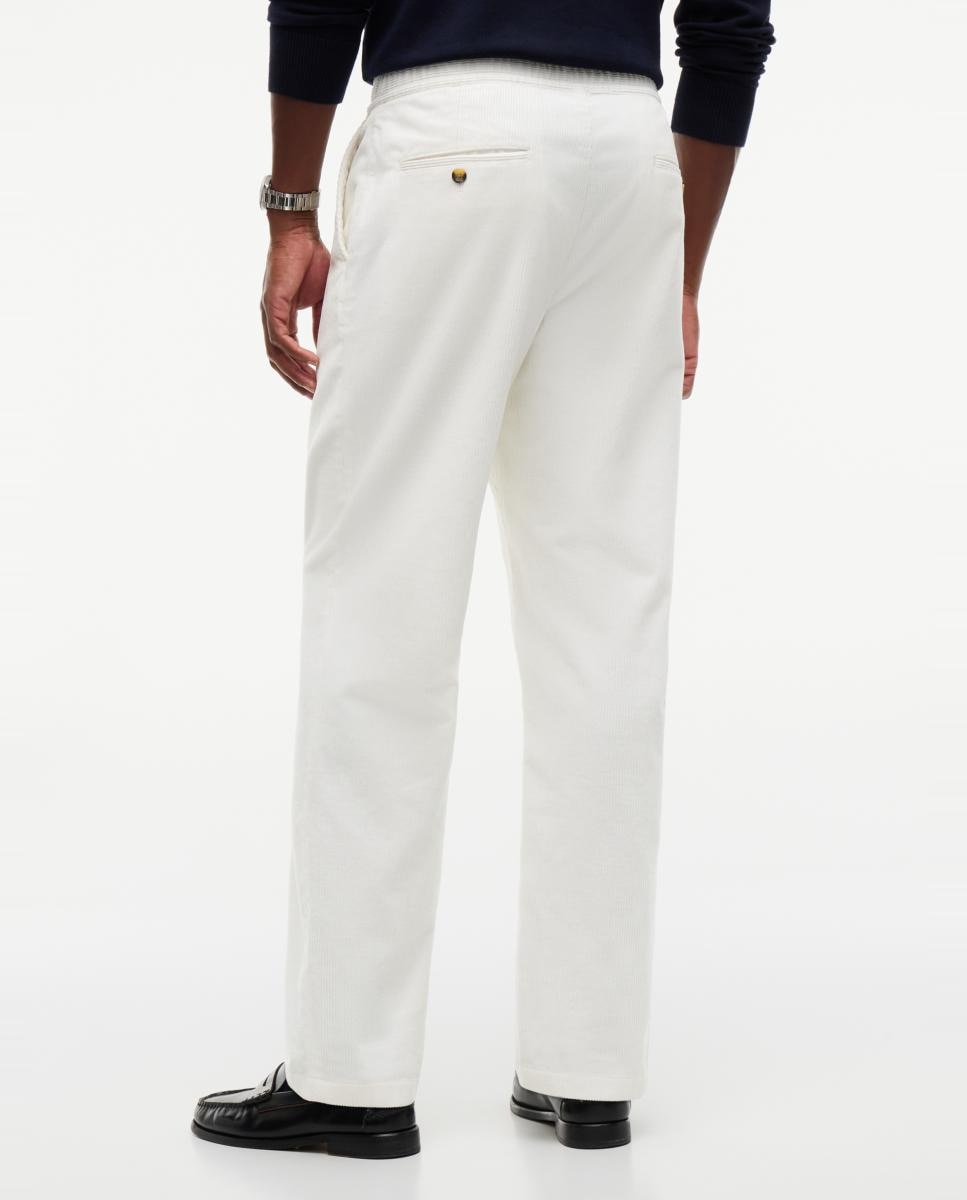 Pantalón tipo chino de caballero fit Dover de pana - Tommy Hilfiger - Blanco Blanco-3