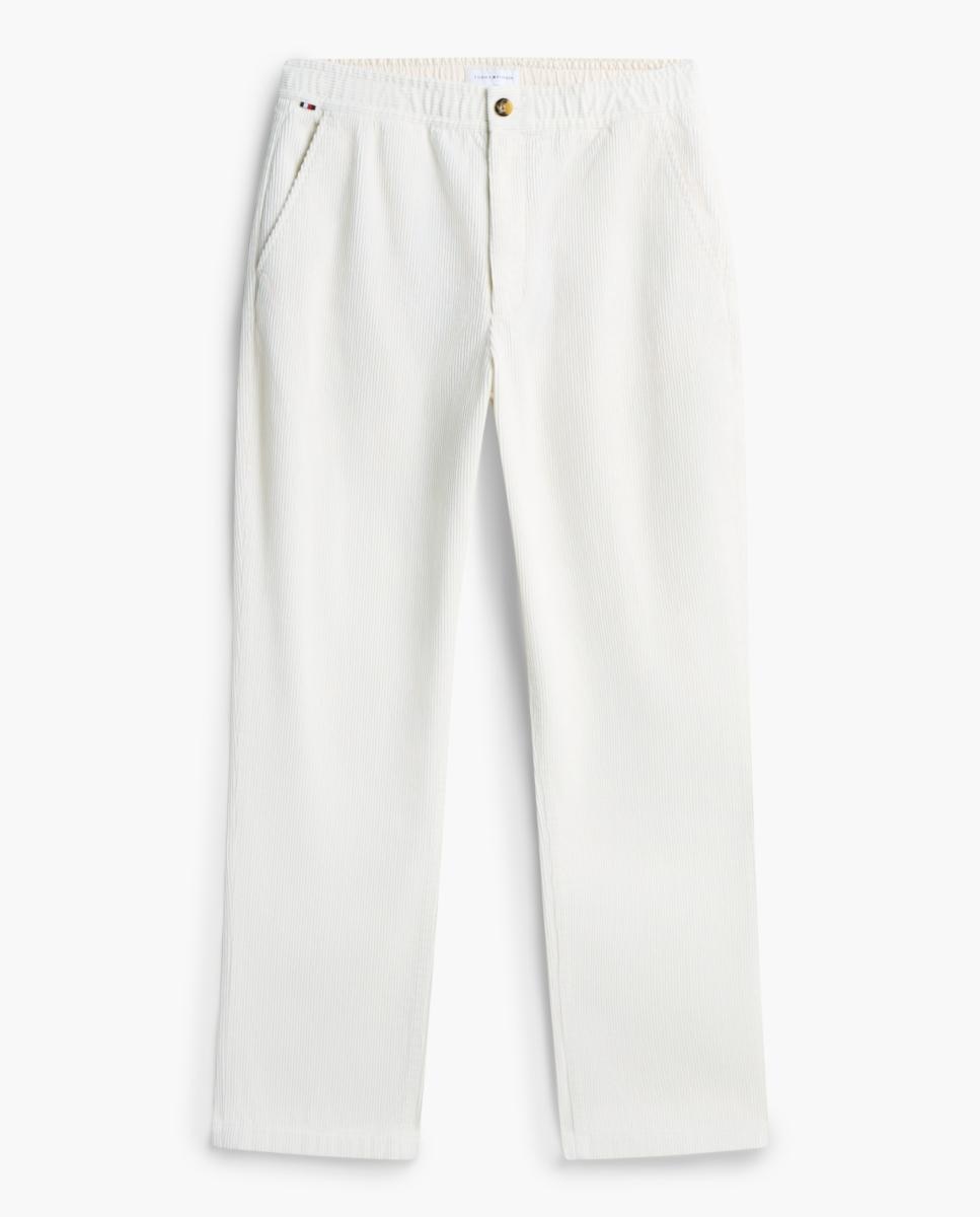 Pantalón tipo chino de caballero fit Dover de pana - Tommy Hilfiger - Blanco Blanco-6
