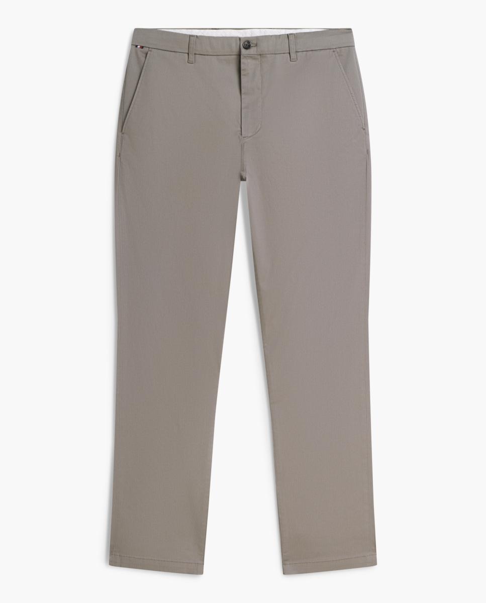Calças Chino Denton Fit com Estrutura Estampada Cinzento-5