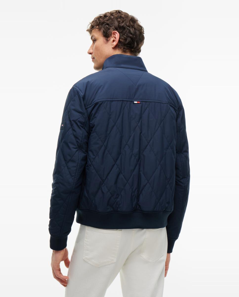 Cazadora de caballero Harrington acolchada - Tommy Hilfiger - Azul marino Azul marino-2