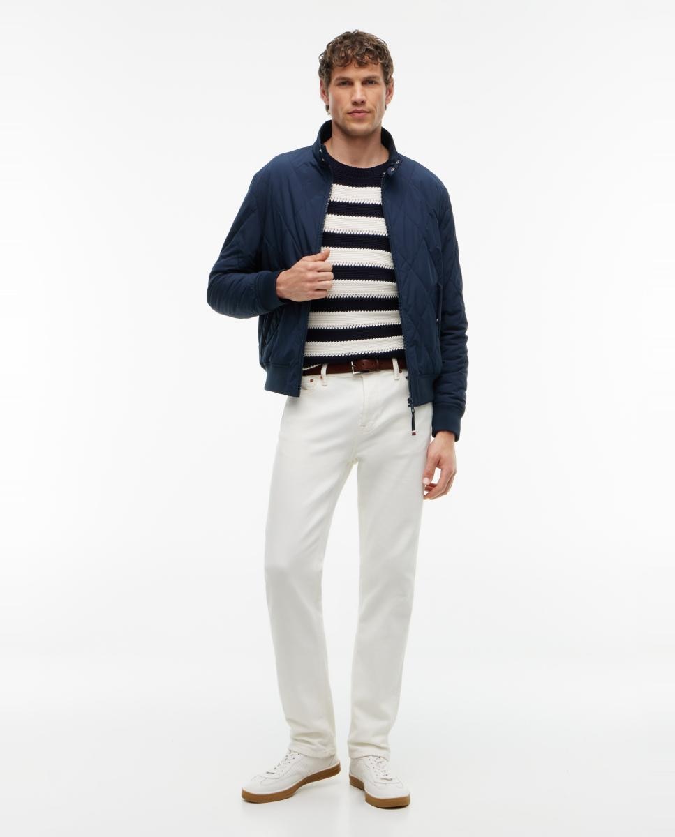 Cazadora de caballero Harrington acolchada - Tommy Hilfiger - Azul marino Azul marino-6