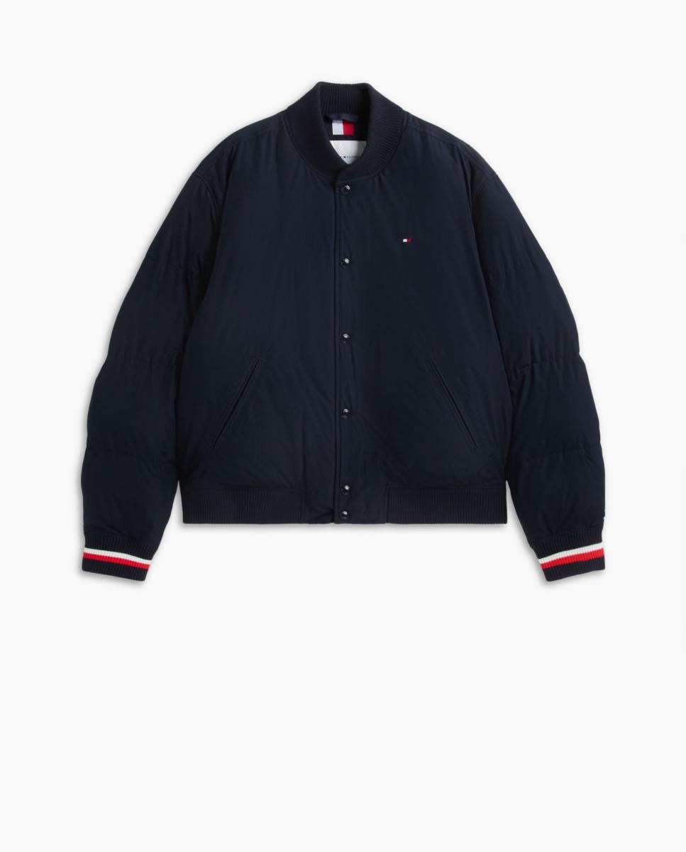 Blusão Tipo Bomber Acolchoado Azul-marinho-5
