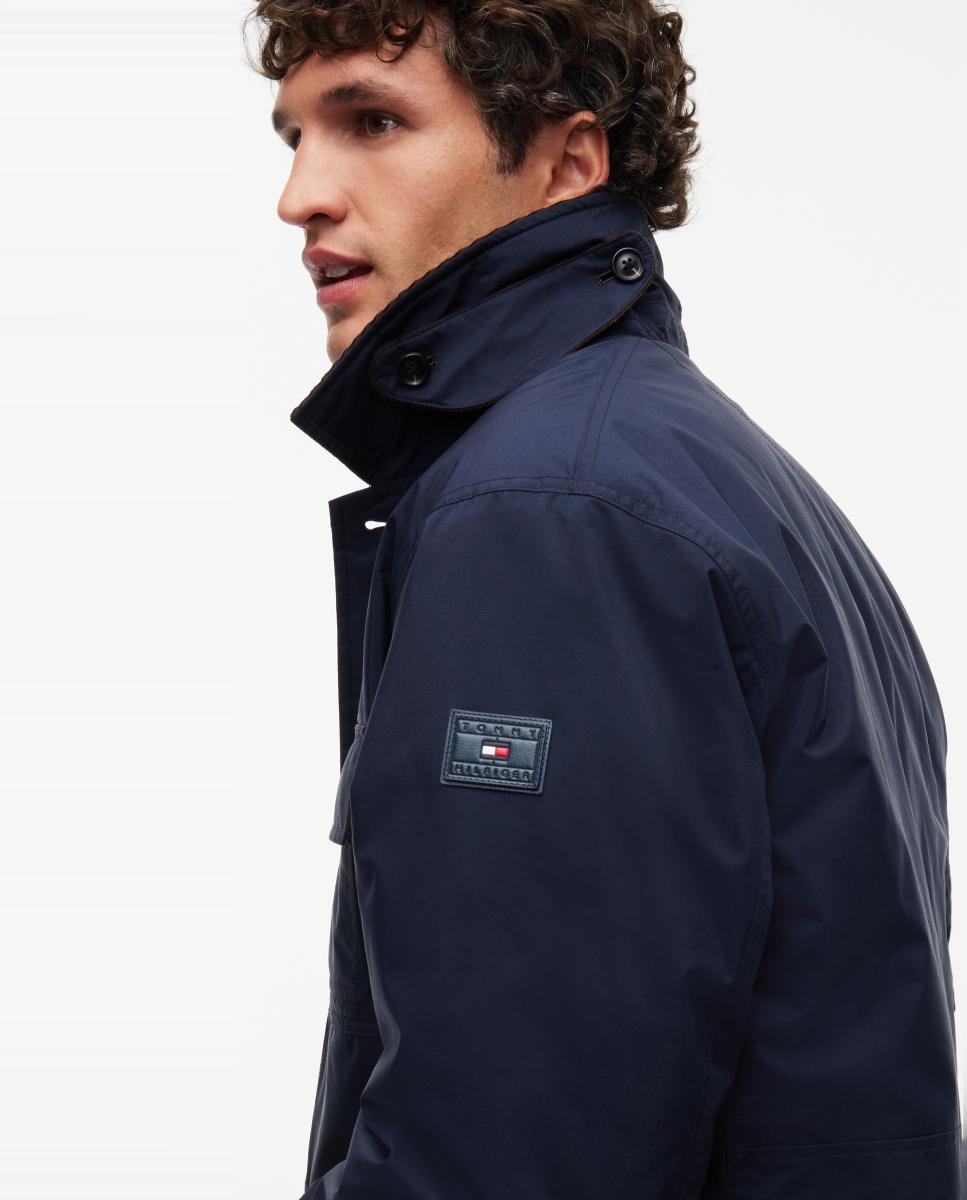 Cazadora de caballero acolchada lisa - Tommy Hilfiger - Azul marino Azul marino-3