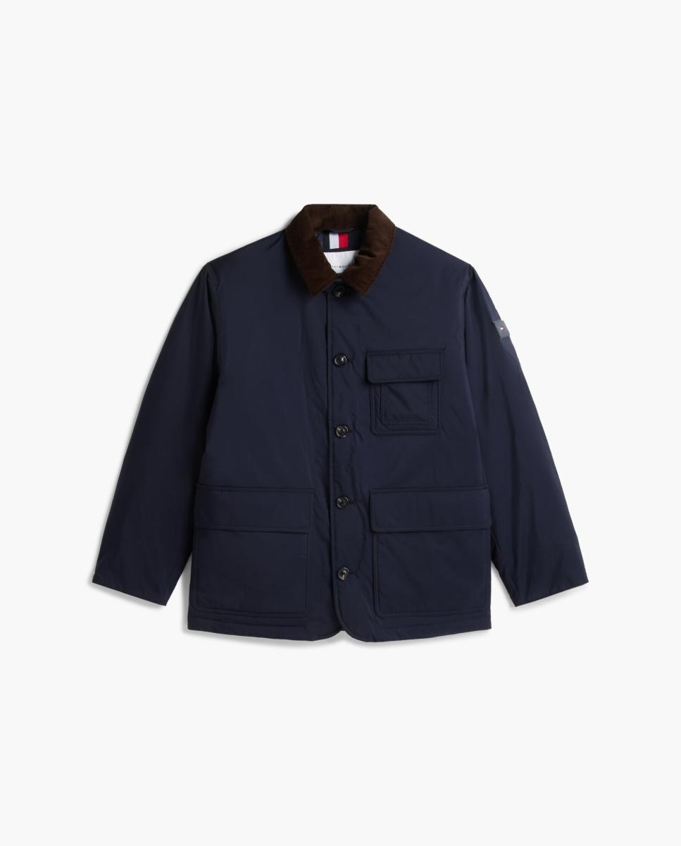 Cazadora de caballero acolchada lisa - Tommy Hilfiger - Azul marino Azul marino-5