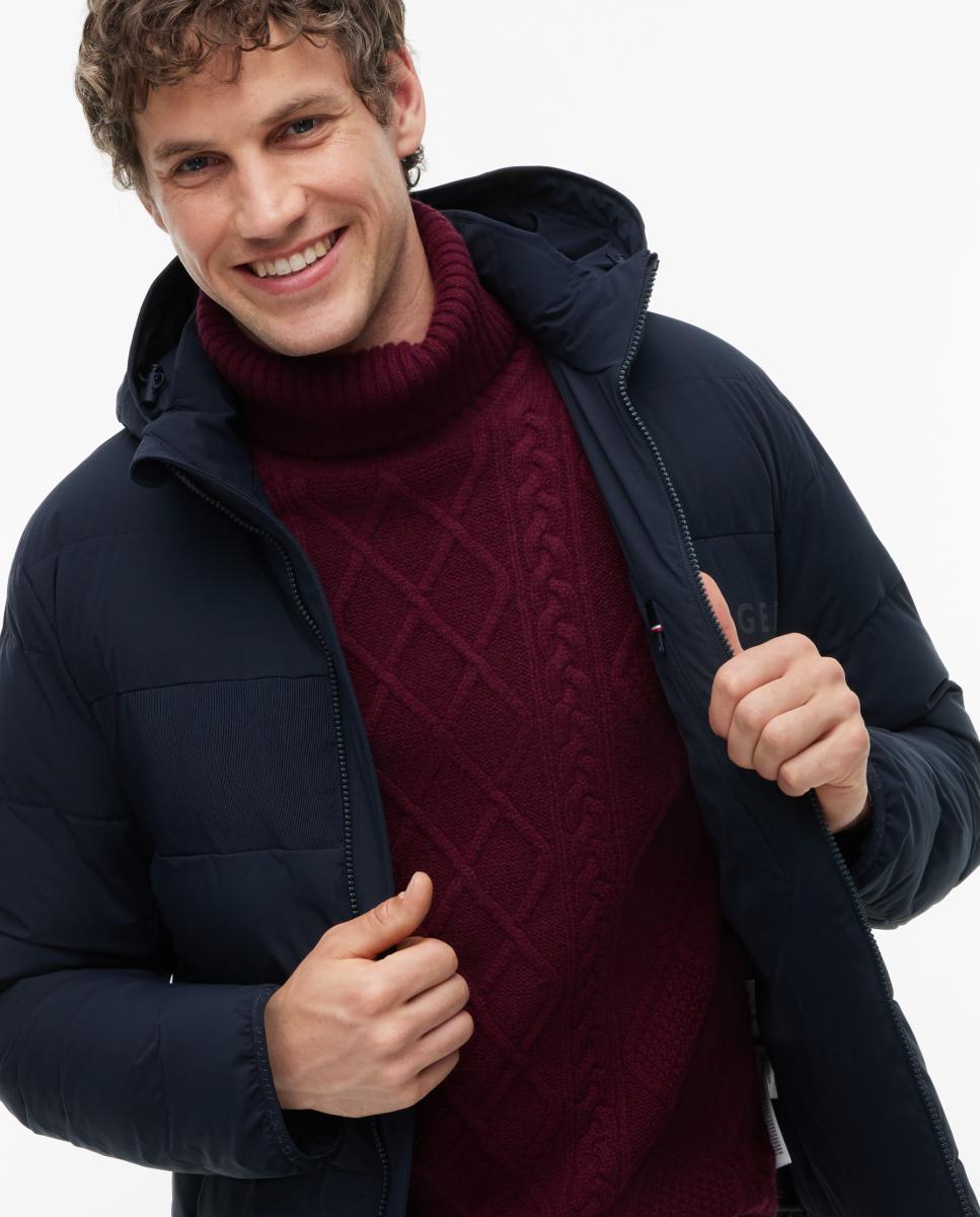 Imagen 3 de Cazadora acolchada de caballero tipo puffer - Tommy Hilfiger - Azul marino Azul marino