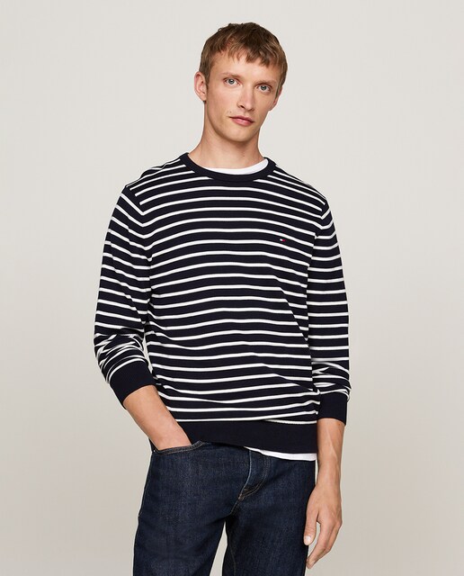Jersey de hombre con cuello redondo