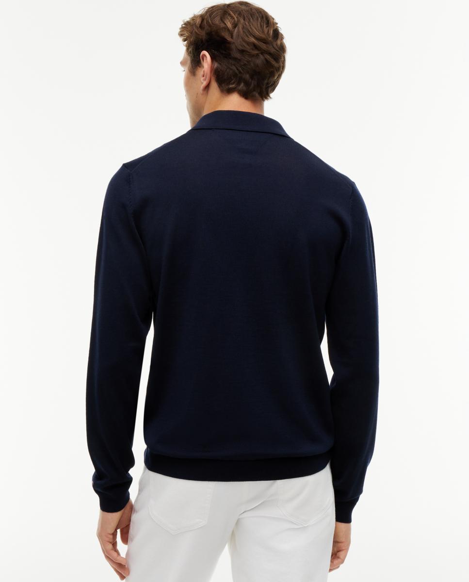 Jersey de caballero tipo polo liso - Tommy Hilfiger - Azul marino Azul marino-2