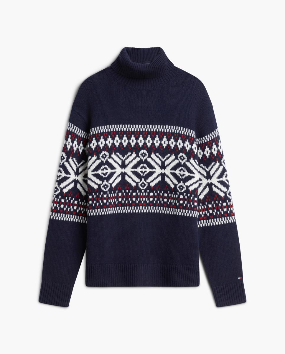 Jersey de caballero de cuello vuelto estampado - Tommy Hilfiger - Multicolor Multicolor-5