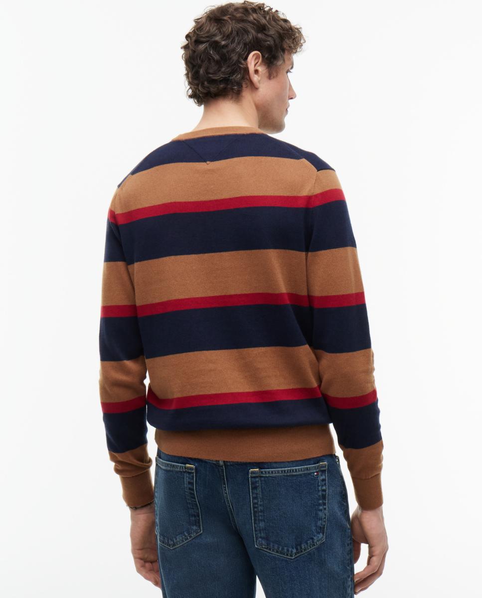 Jersey de caballero con cuello redondo estampado - Tommy Hilfiger - Multicolor Multicolor-2