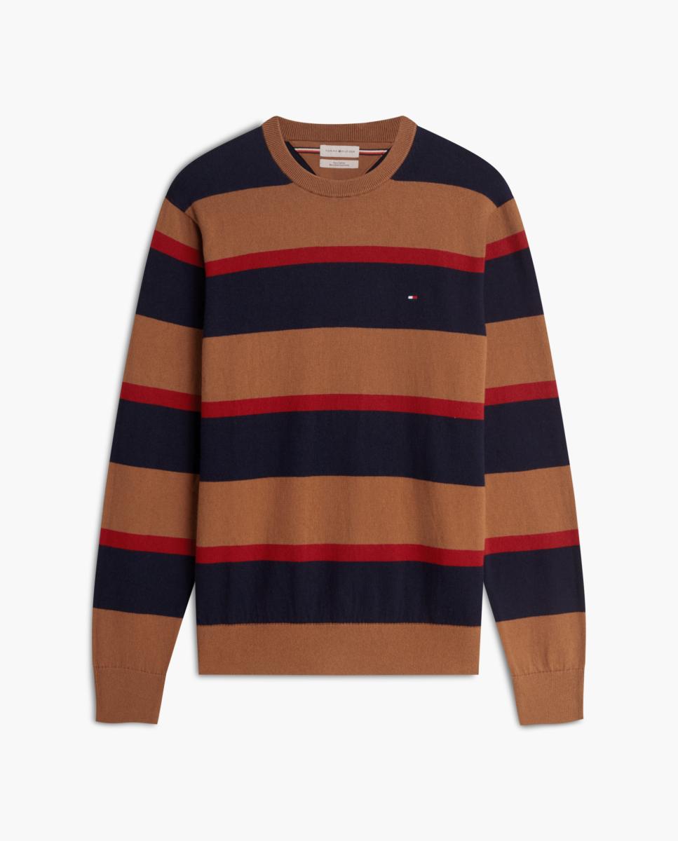 Jersey de caballero con cuello redondo estampado - Tommy Hilfiger - Multicolor Multicolor-4