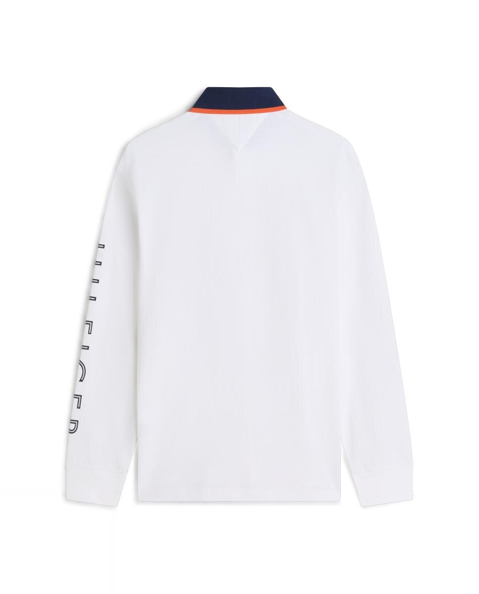 Polo de Manga Comprida Branco-2