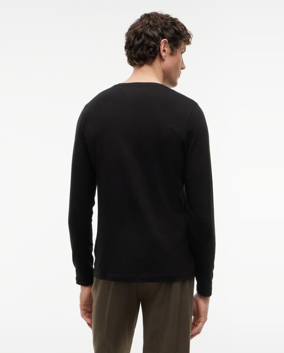 Camiseta de hombre de manga larga - Tommy Hilfiger - Negro Negro-2