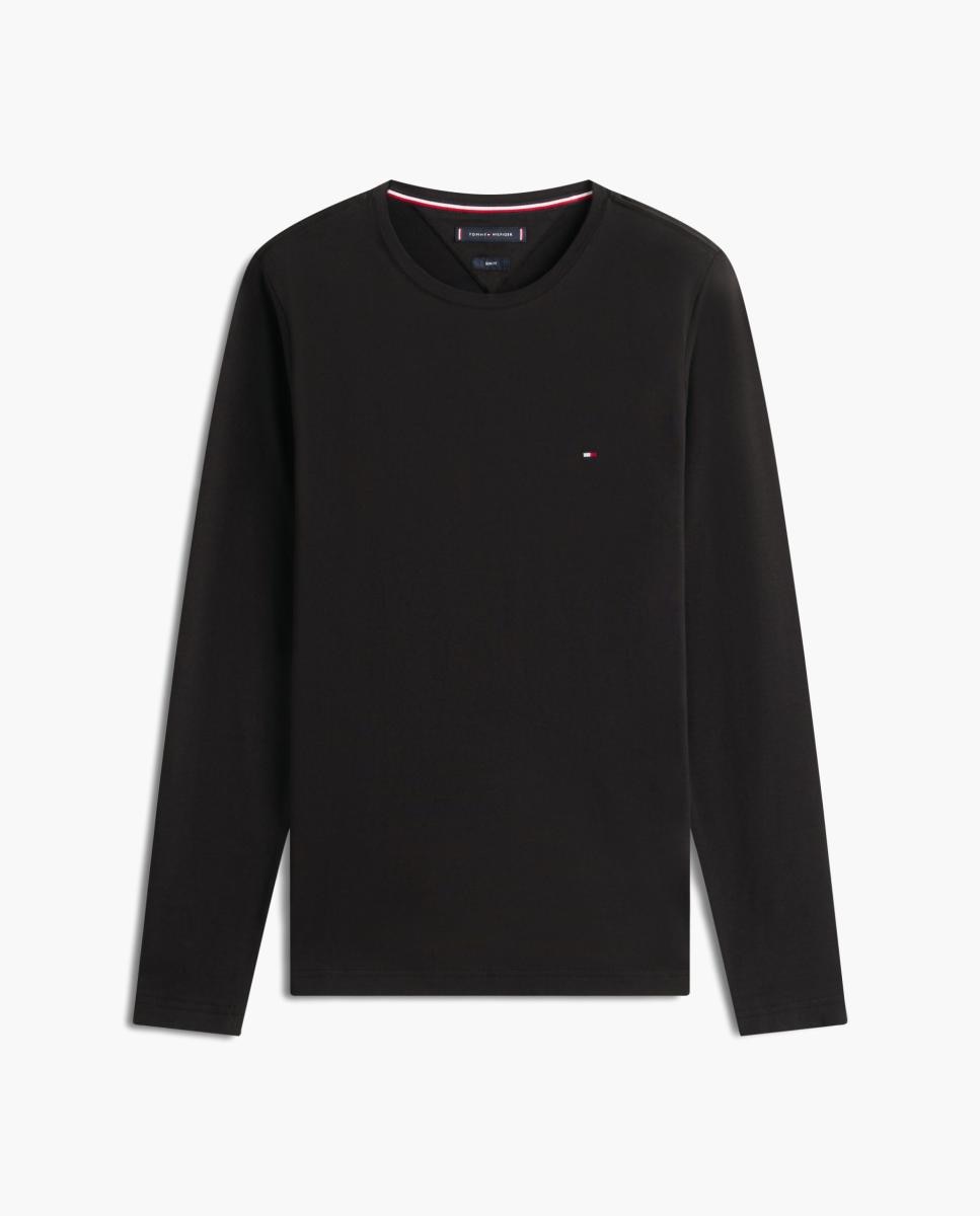 Camiseta de hombre de manga larga - Tommy Hilfiger - Negro Negro-4