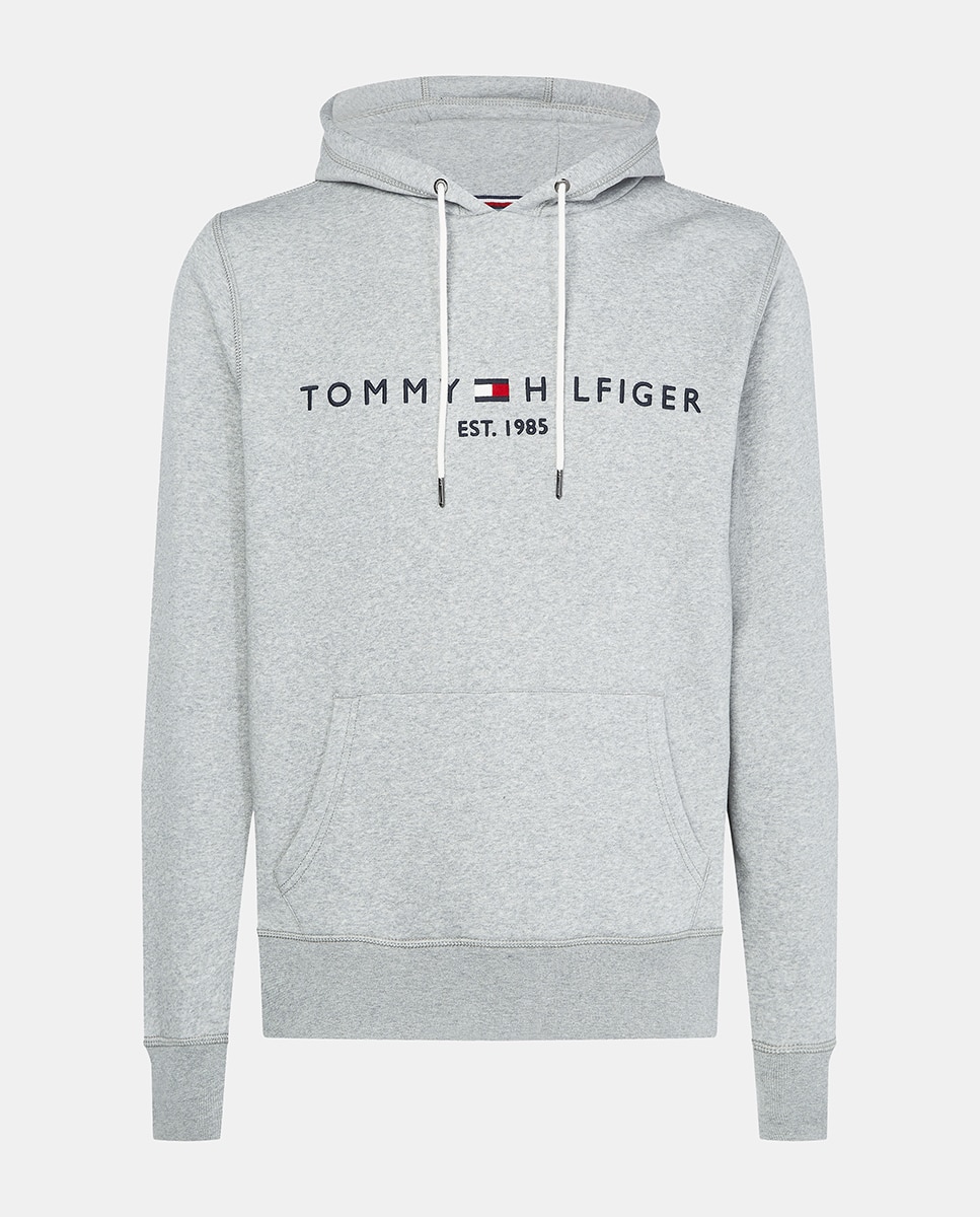 Sweatshirt cinzenta de homem com capuz Cinzento-claro-4