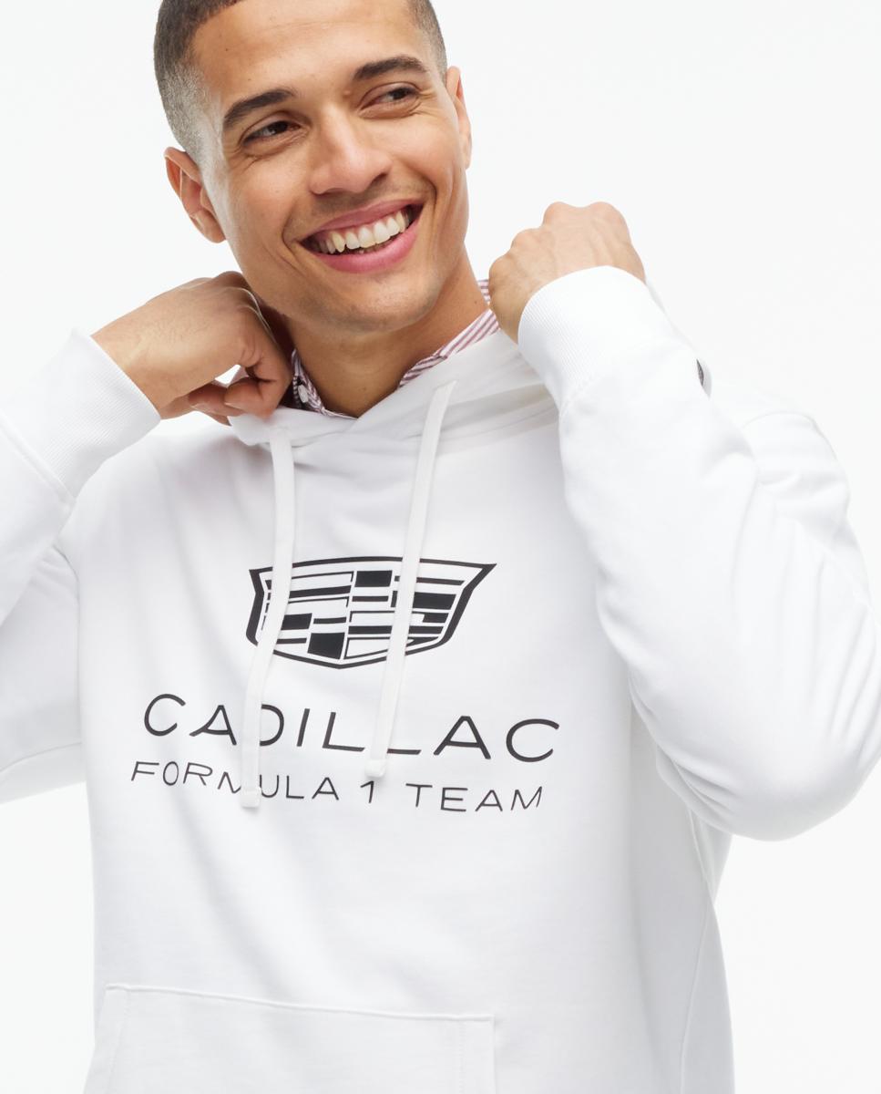 Sweatshirt com Capuz Cápsula Cadillac Branco-3