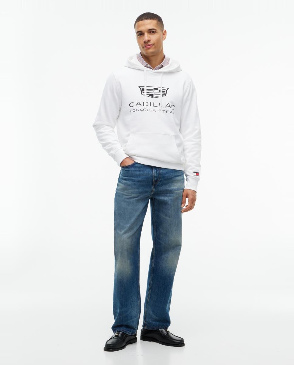 Sweatshirt com Capuz Cápsula Cadillac Branco-7