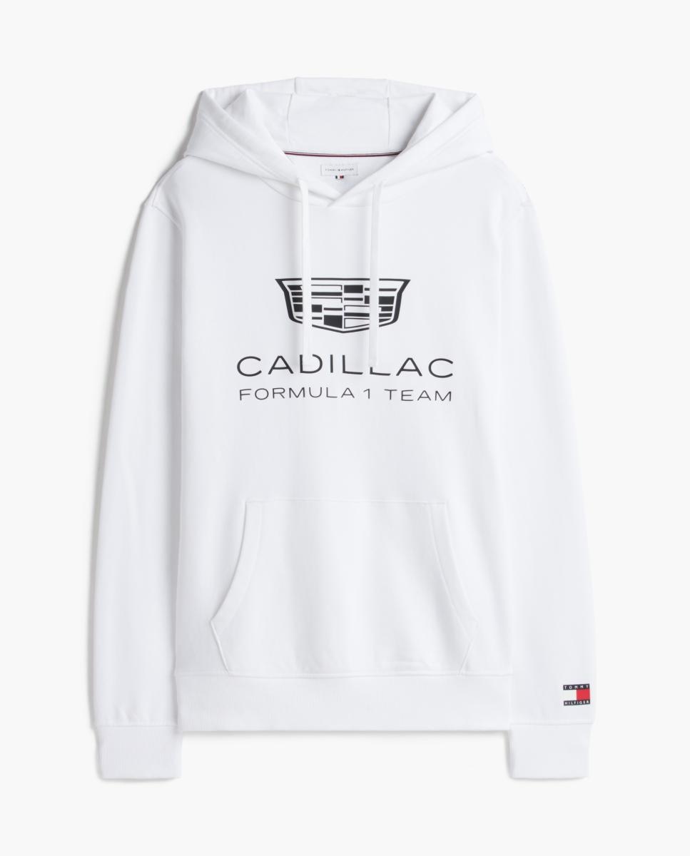 Sweatshirt com Capuz Cápsula Cadillac Branco-5