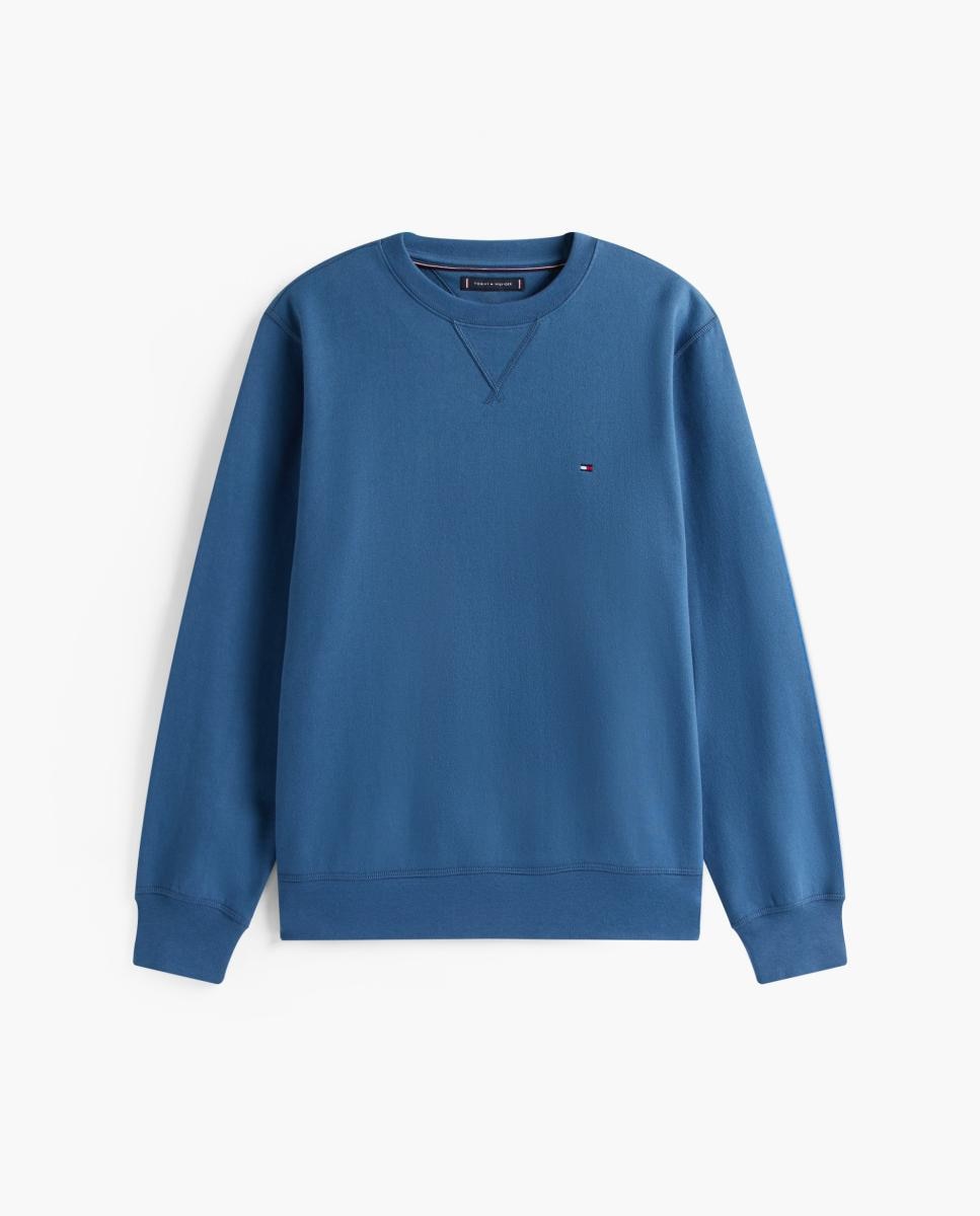 Sweatshirt Lisa com Gola Redonda Azul-índigo-4