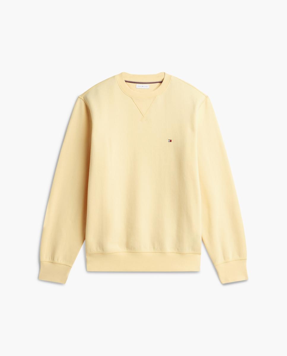 Sweatshirt Lisa com Gola Redonda Amarelo-4