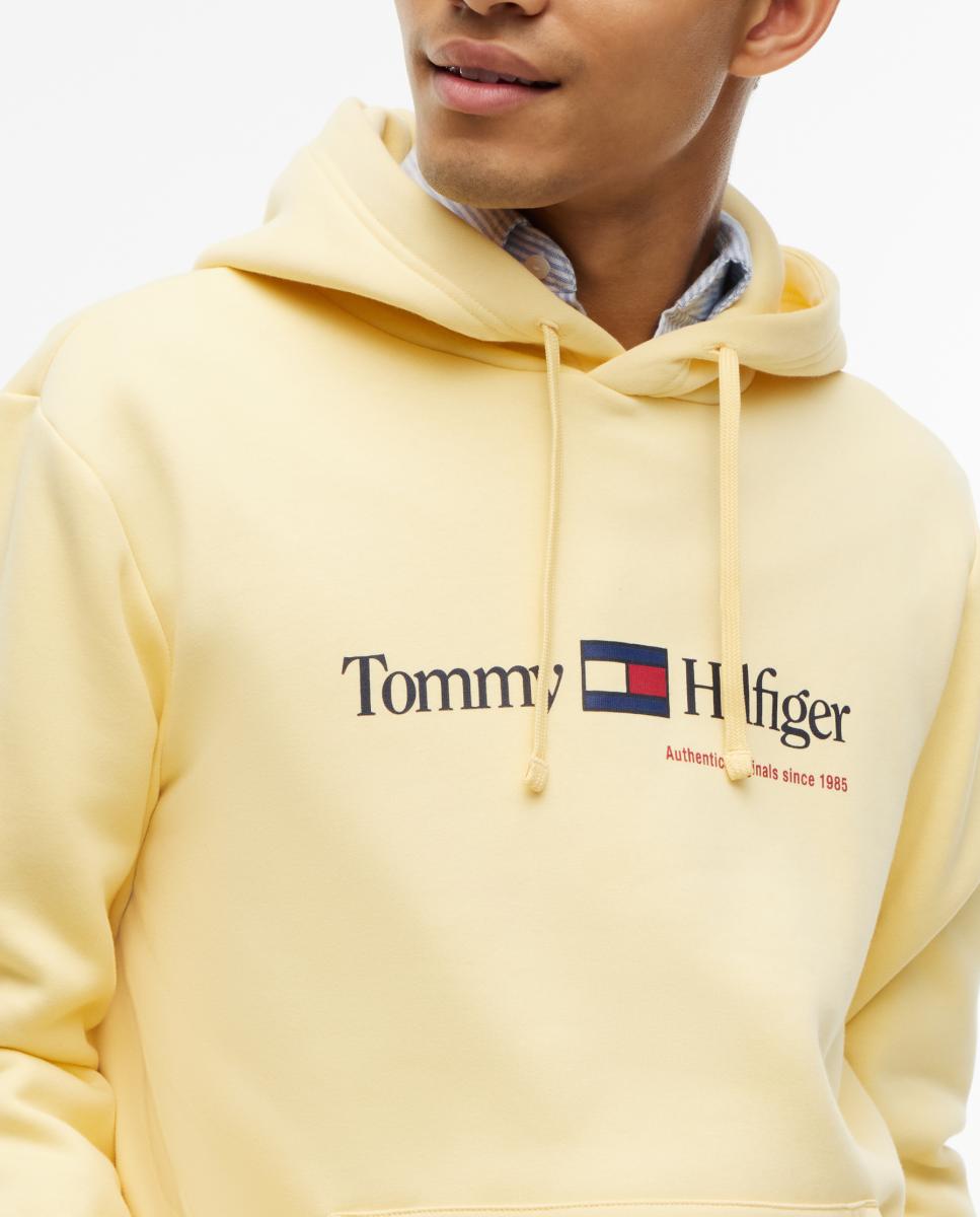 Sweatshirt Lisa com Capuz Amarelo-3
