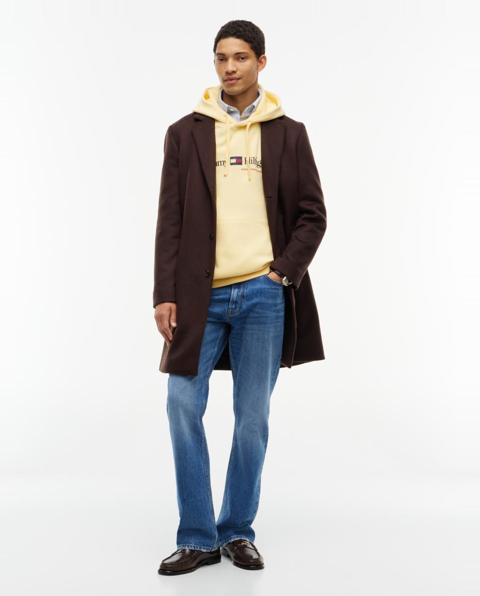 Sweatshirt Lisa com Capuz Amarelo-5
