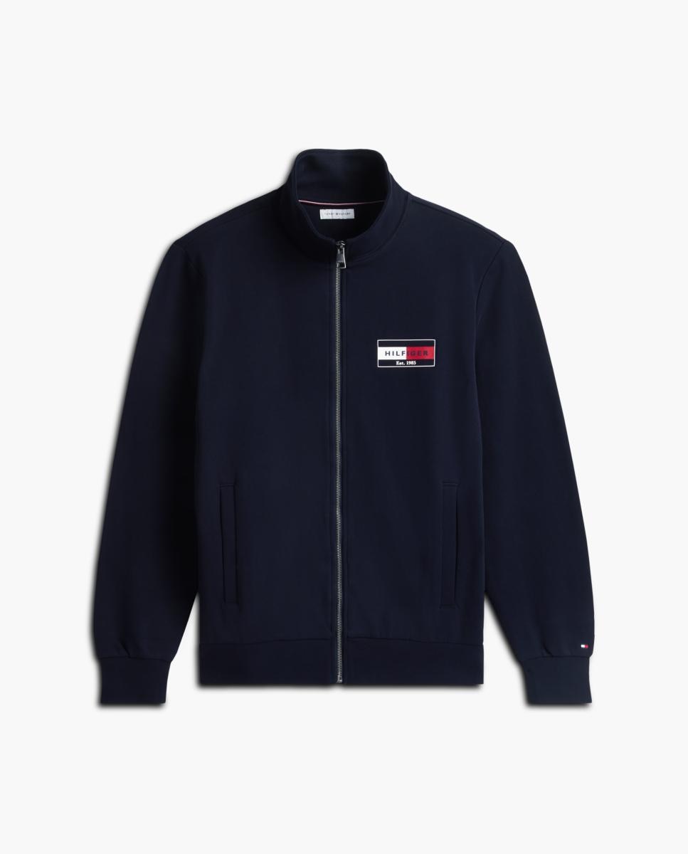 Sweatshirt Lisa com Fecho de Correr Azul-marinho-4