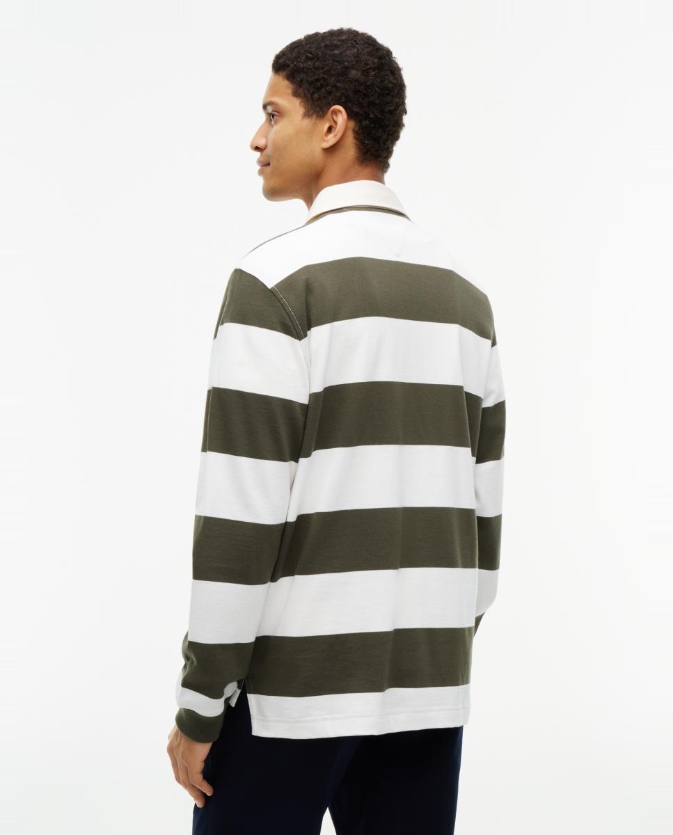 Sweatshirt Tipo Polo de Rugby com Estampado Multicolor-2