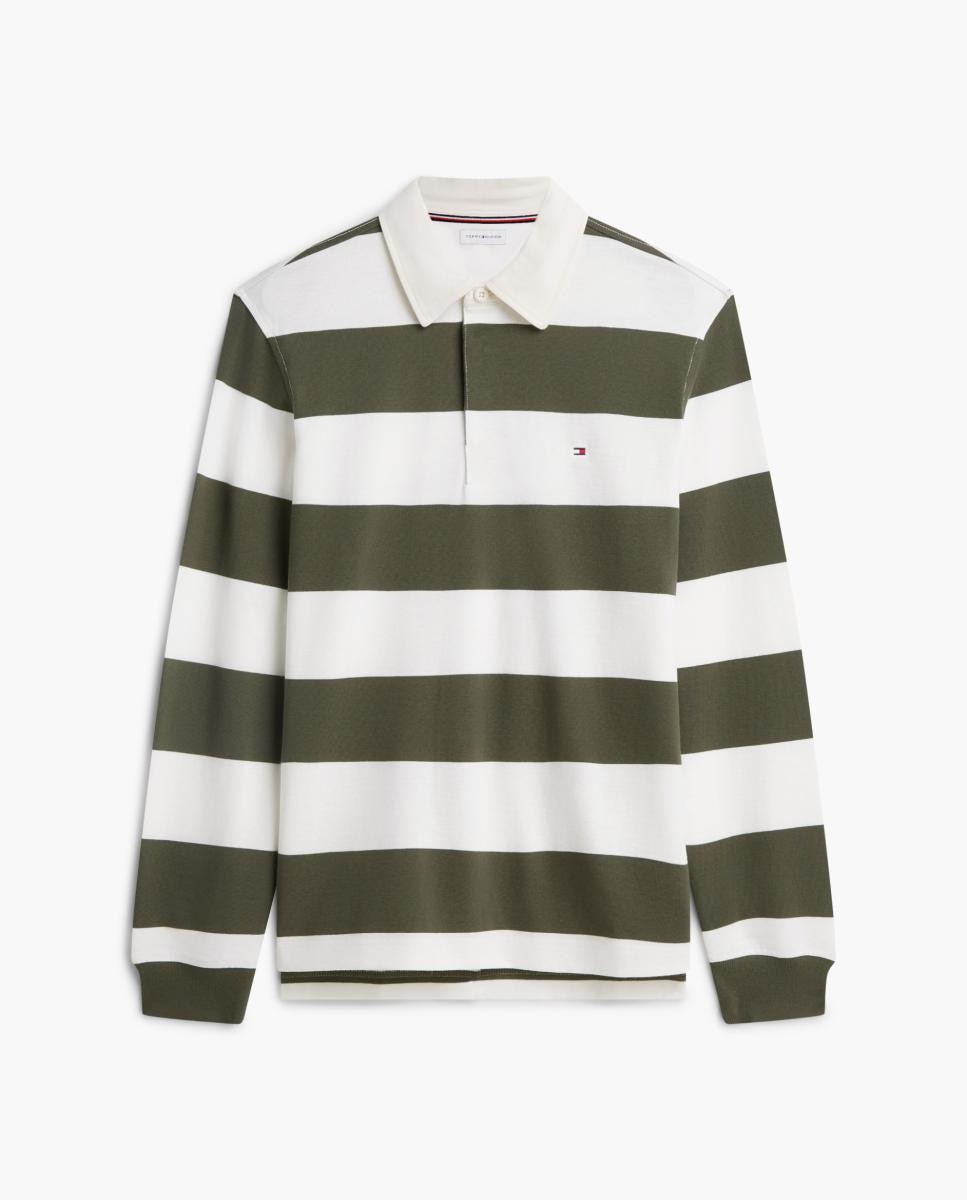 Sweatshirt Tipo Polo de Rugby com Estampado Multicolor-4