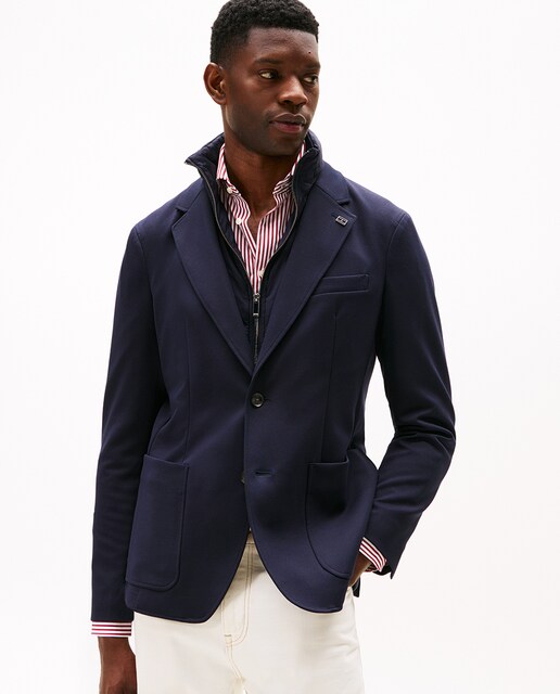 Imagem 0 de Blazer Híbrido com Fecho de Correr e Botões