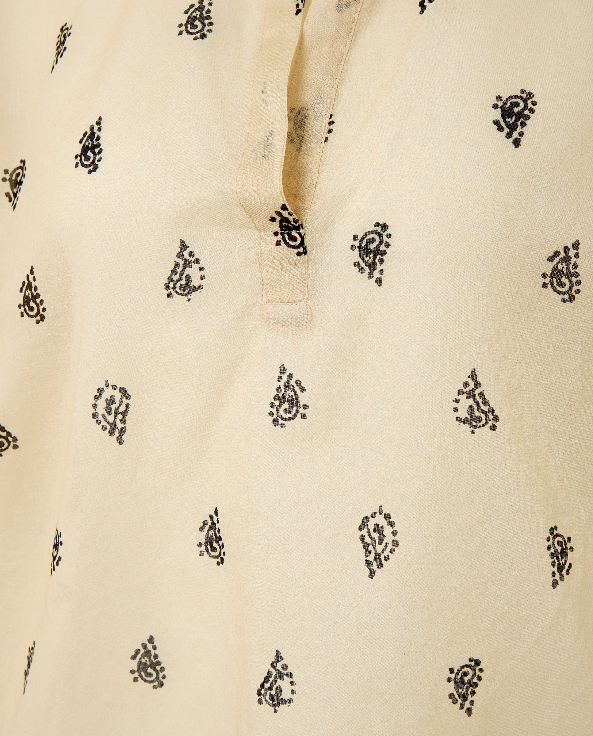 Blusa de algodão Bege-3