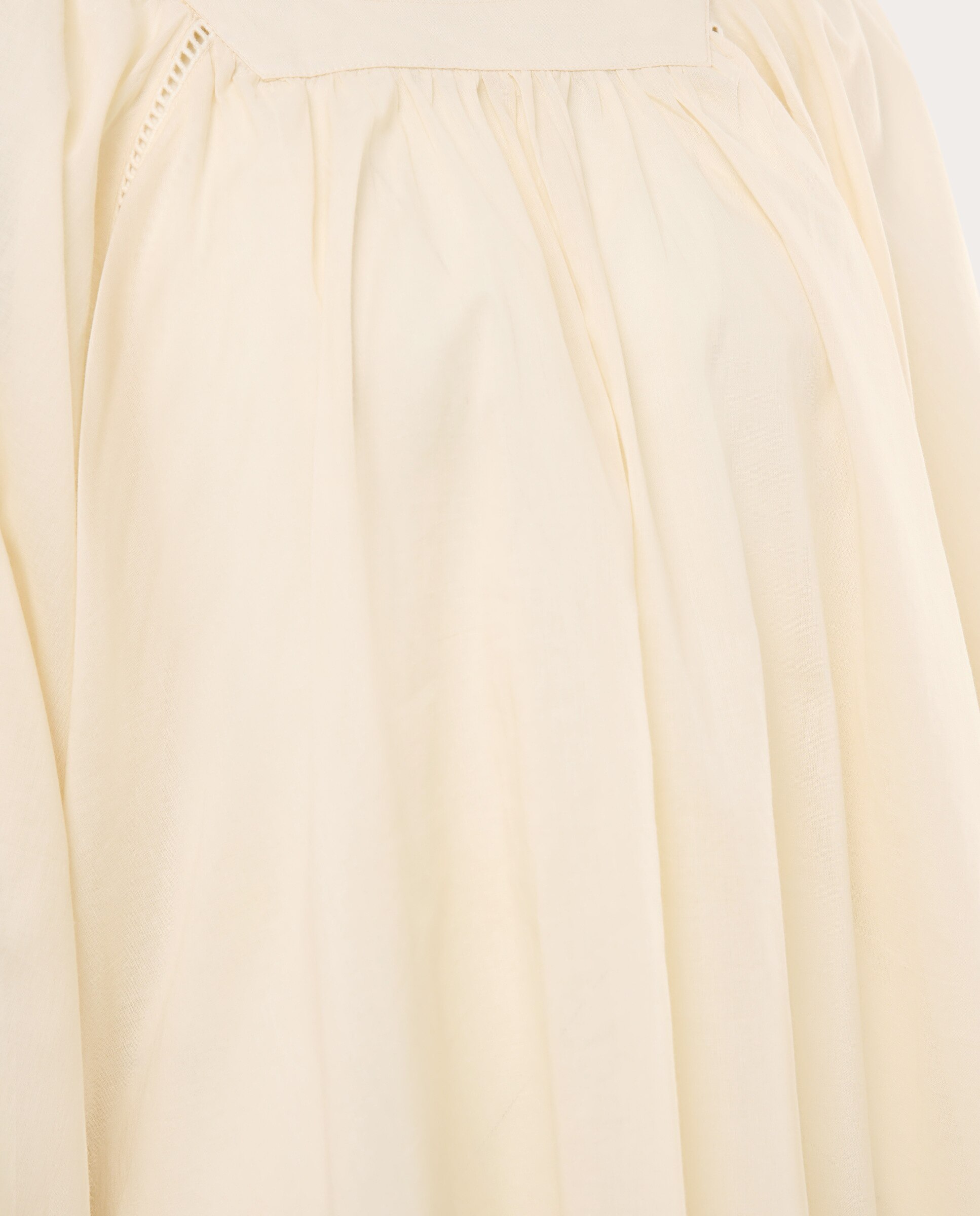 Blusa de algodão Creme-3