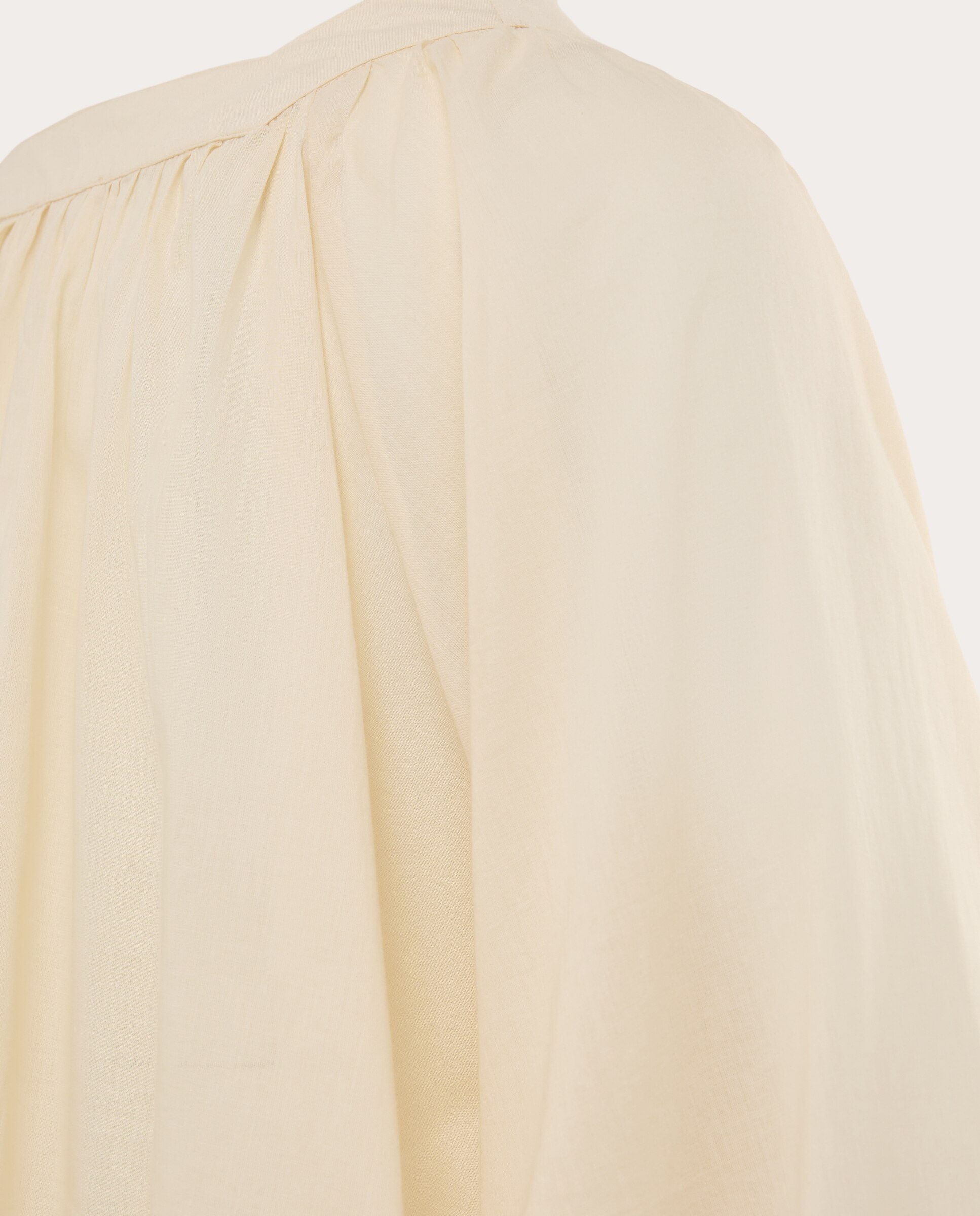 Blusa de algodão Creme-5