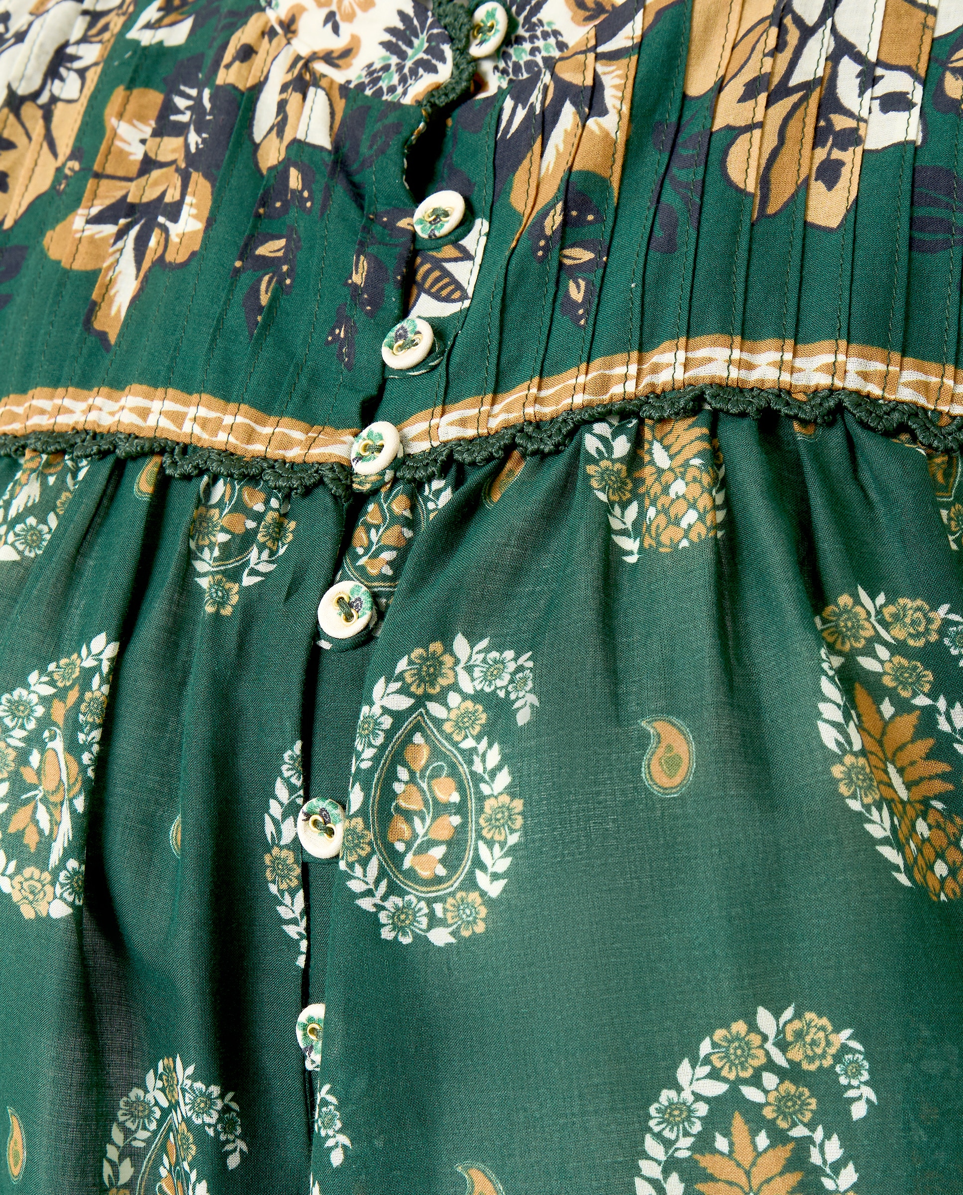 Blusa de algodão Verde-3