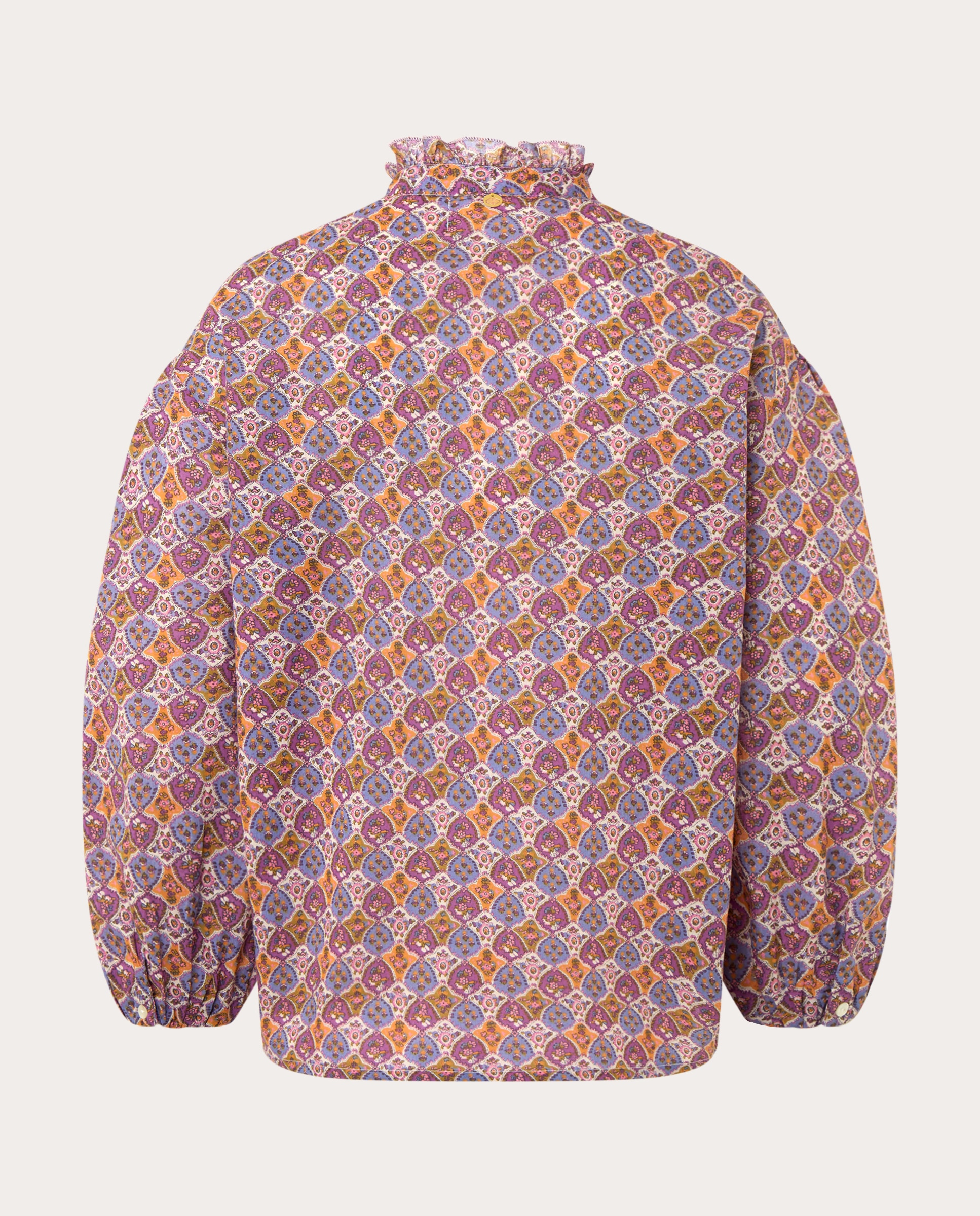 Camisa Kayla de Algodão Roxo-2