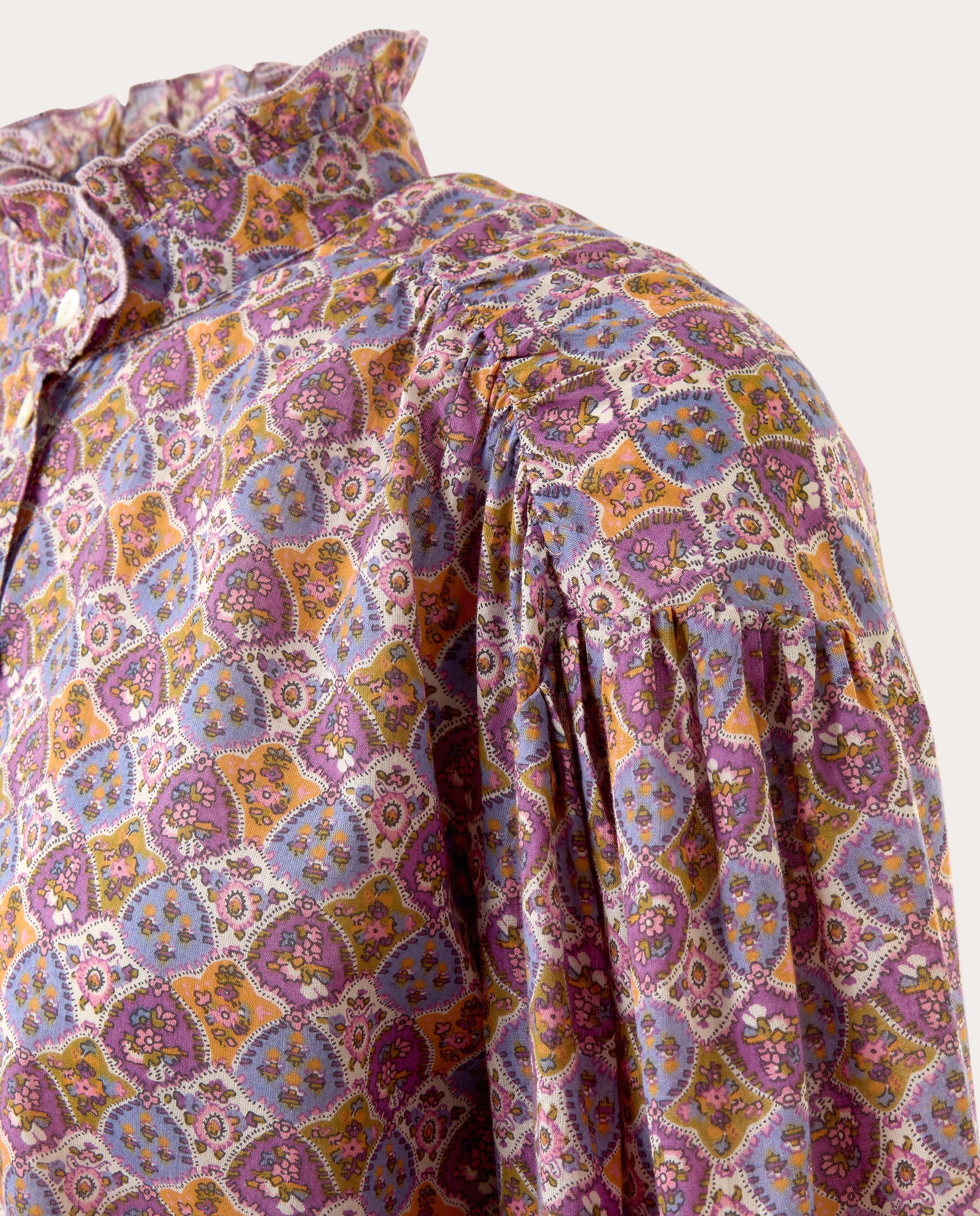 Camisa Kayla de Algodão Roxo-4