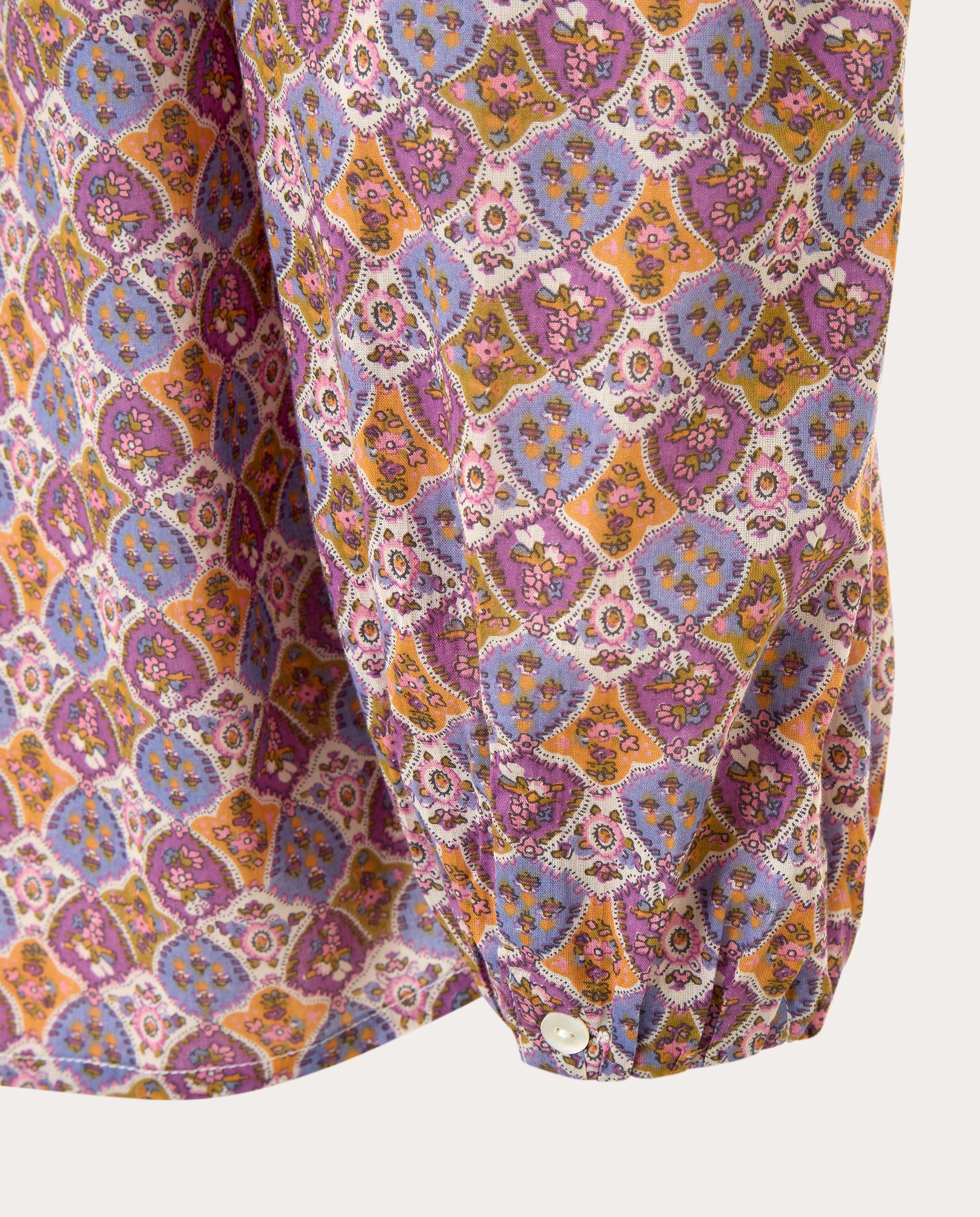 Camisa Kayla de Algodão Roxo-5