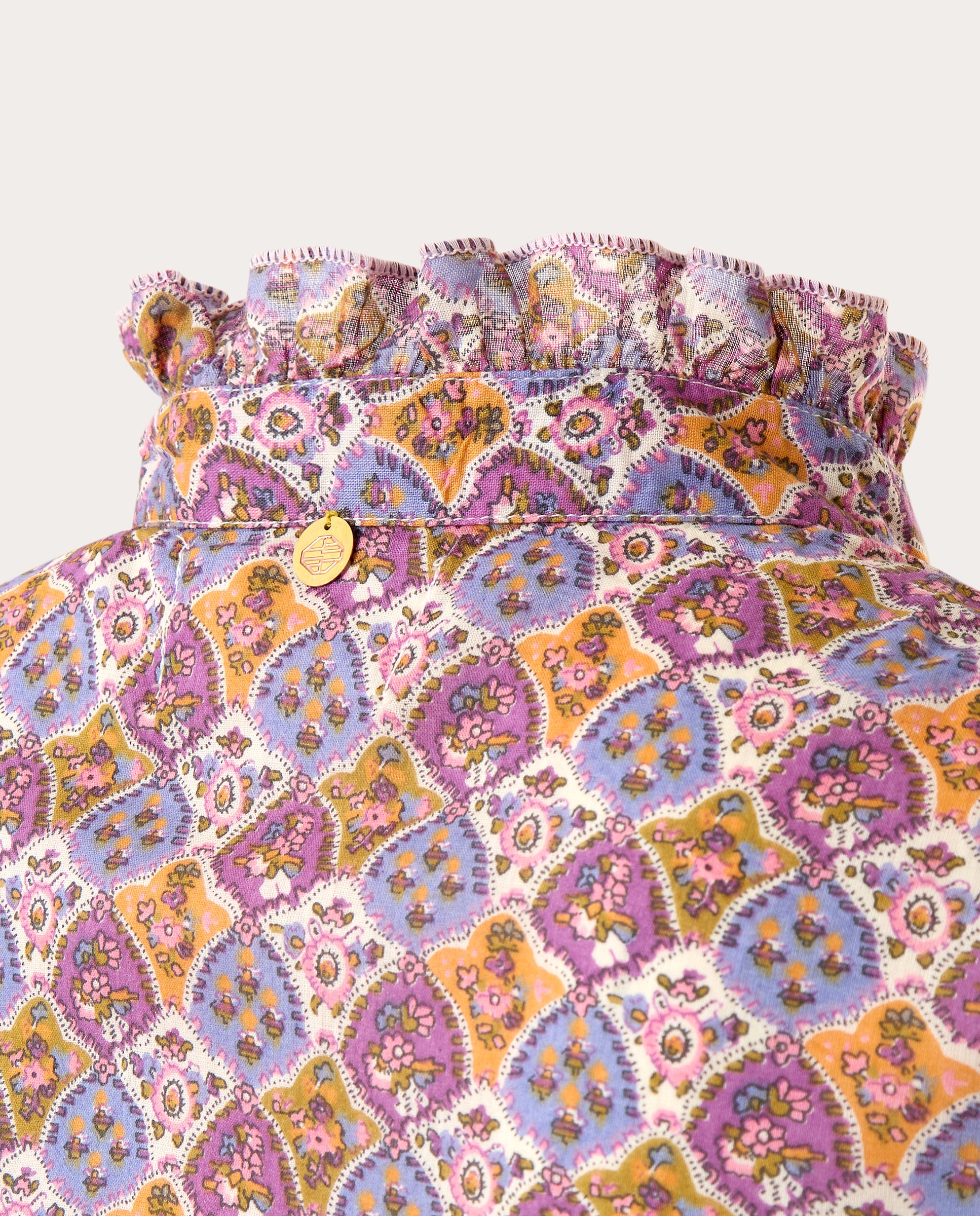 Camisa Kayla de Algodão Roxo-6