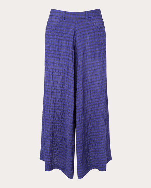 Pantalón recto de algodón