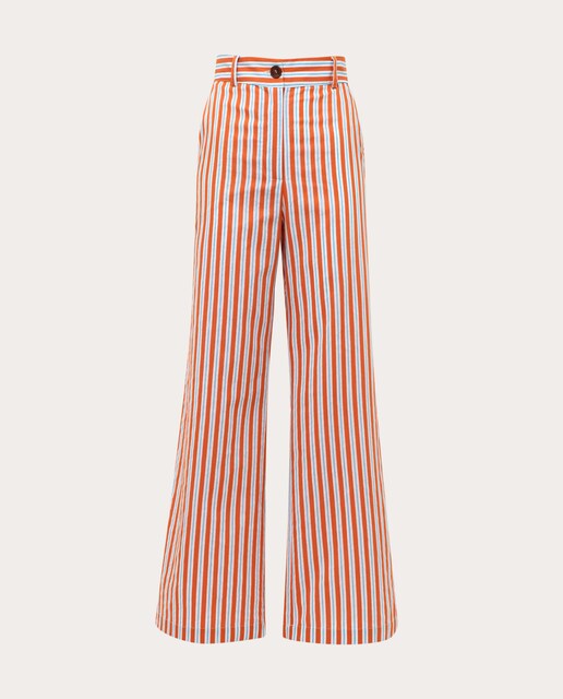 Pantalón recto Romeo de algodón