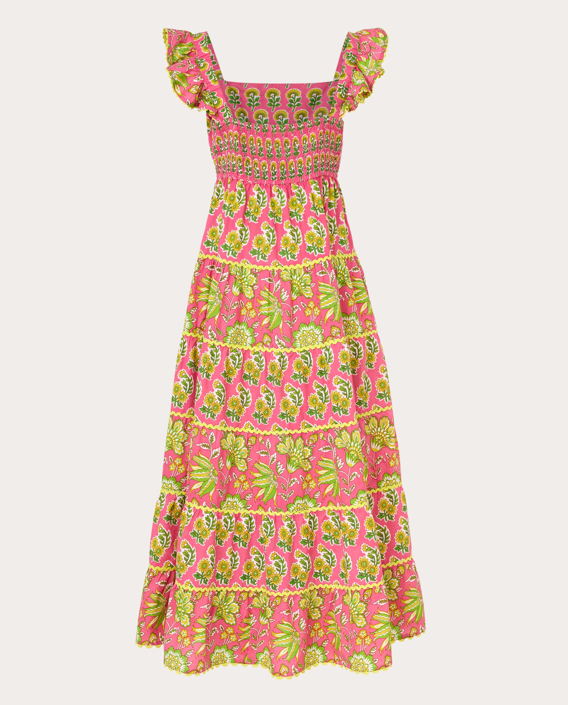 Vestido Midi Xanthe de Algodão Multicolor-2