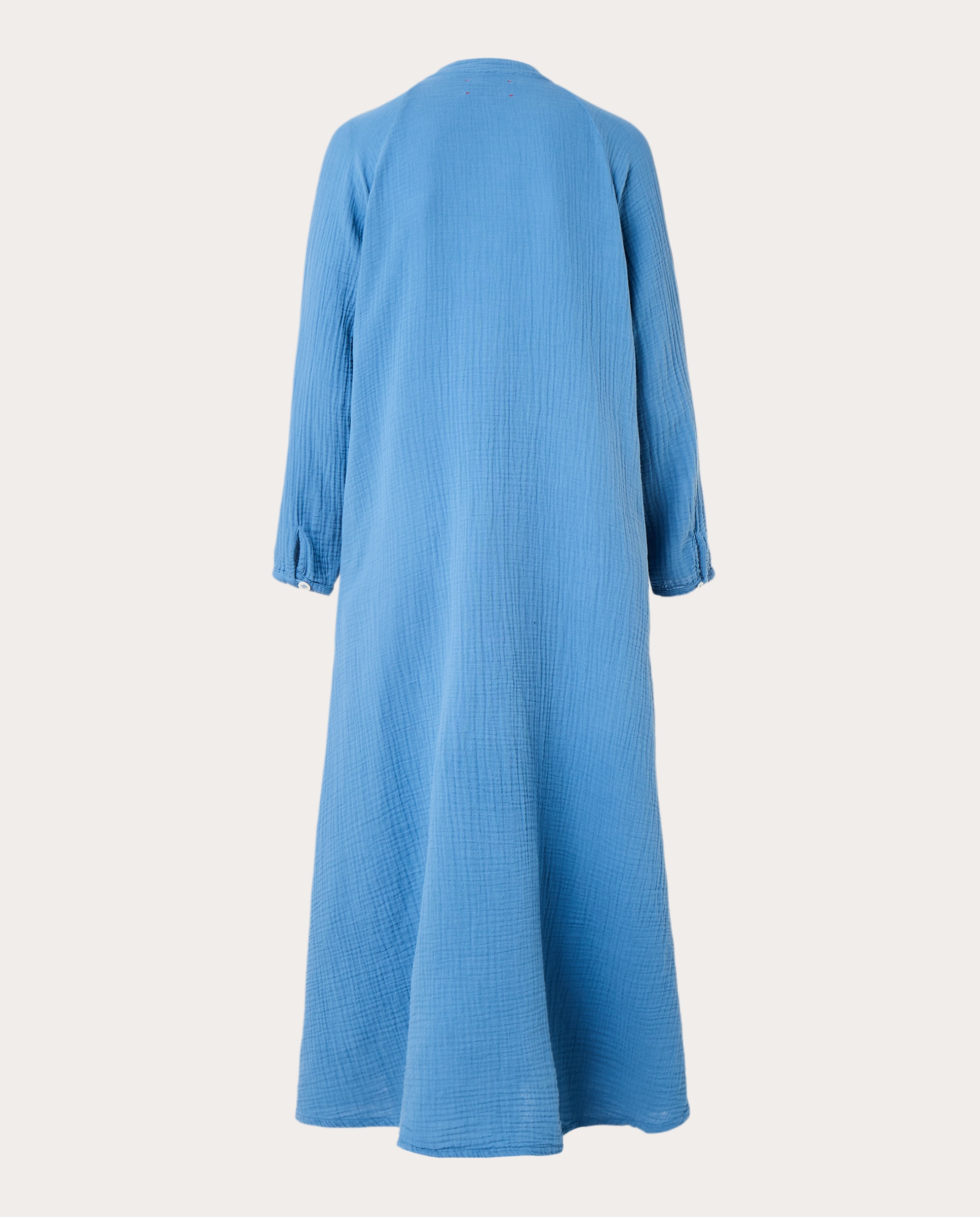 Vestido de Algodão Tabitha Azul-2