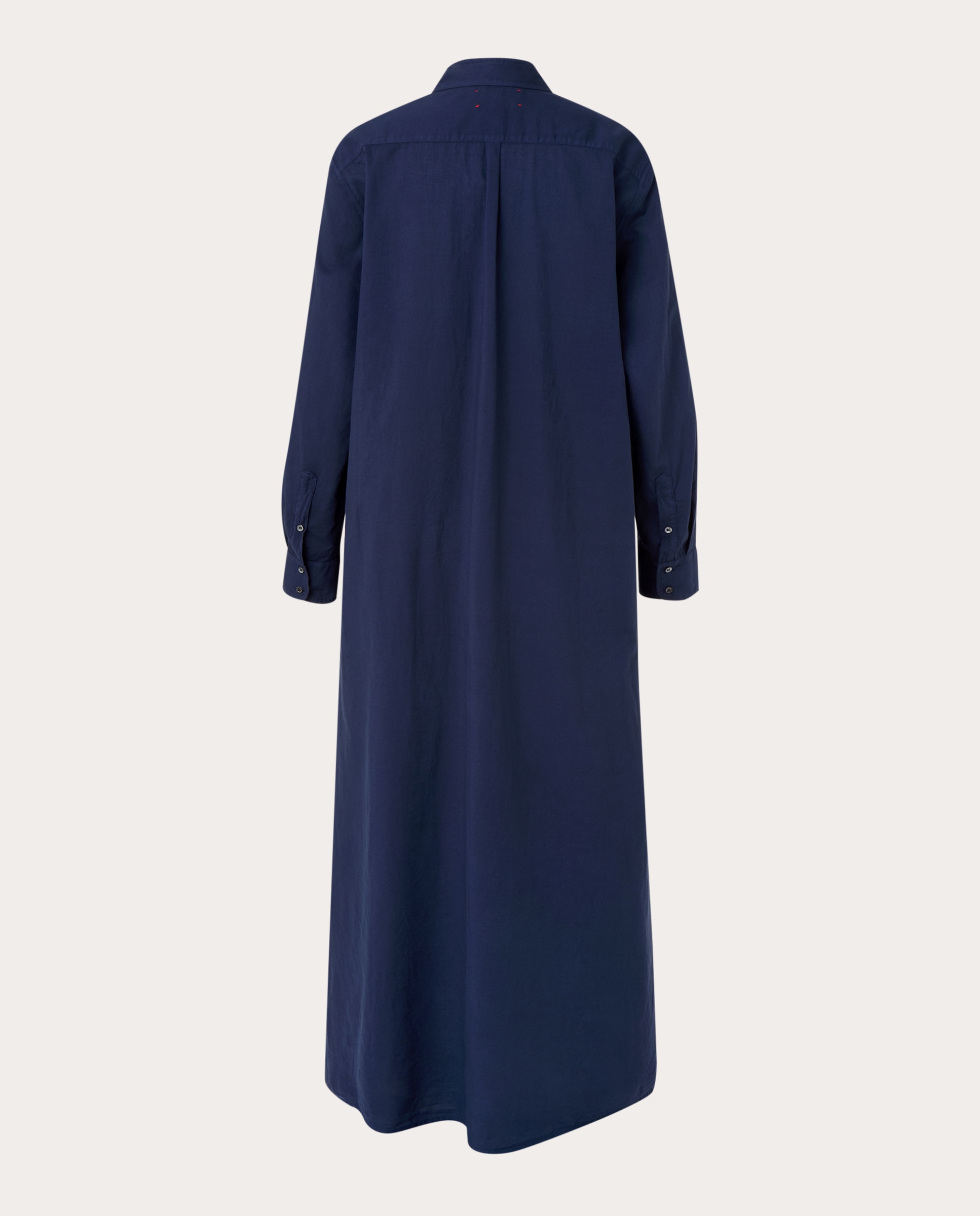 Vestido de Algodão Boden Azul-escuro-2