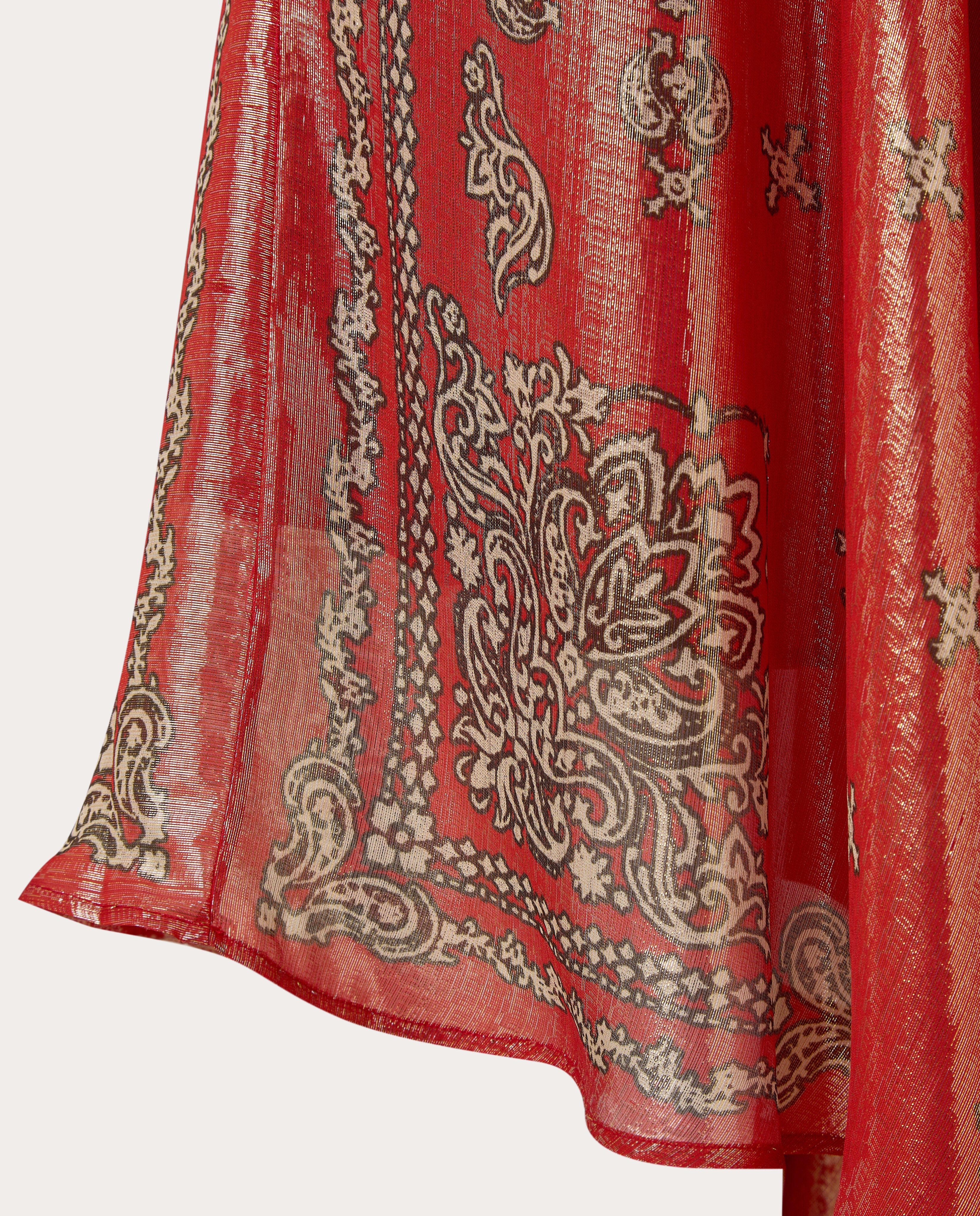 Vestido Comprido Gita Vermelho-4